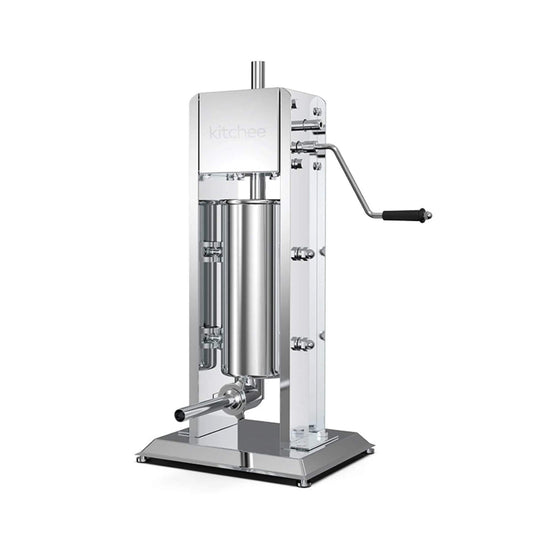 5L Manual Vertical Sausage Filler - Stainless Stuffer Meat Press Machine-0