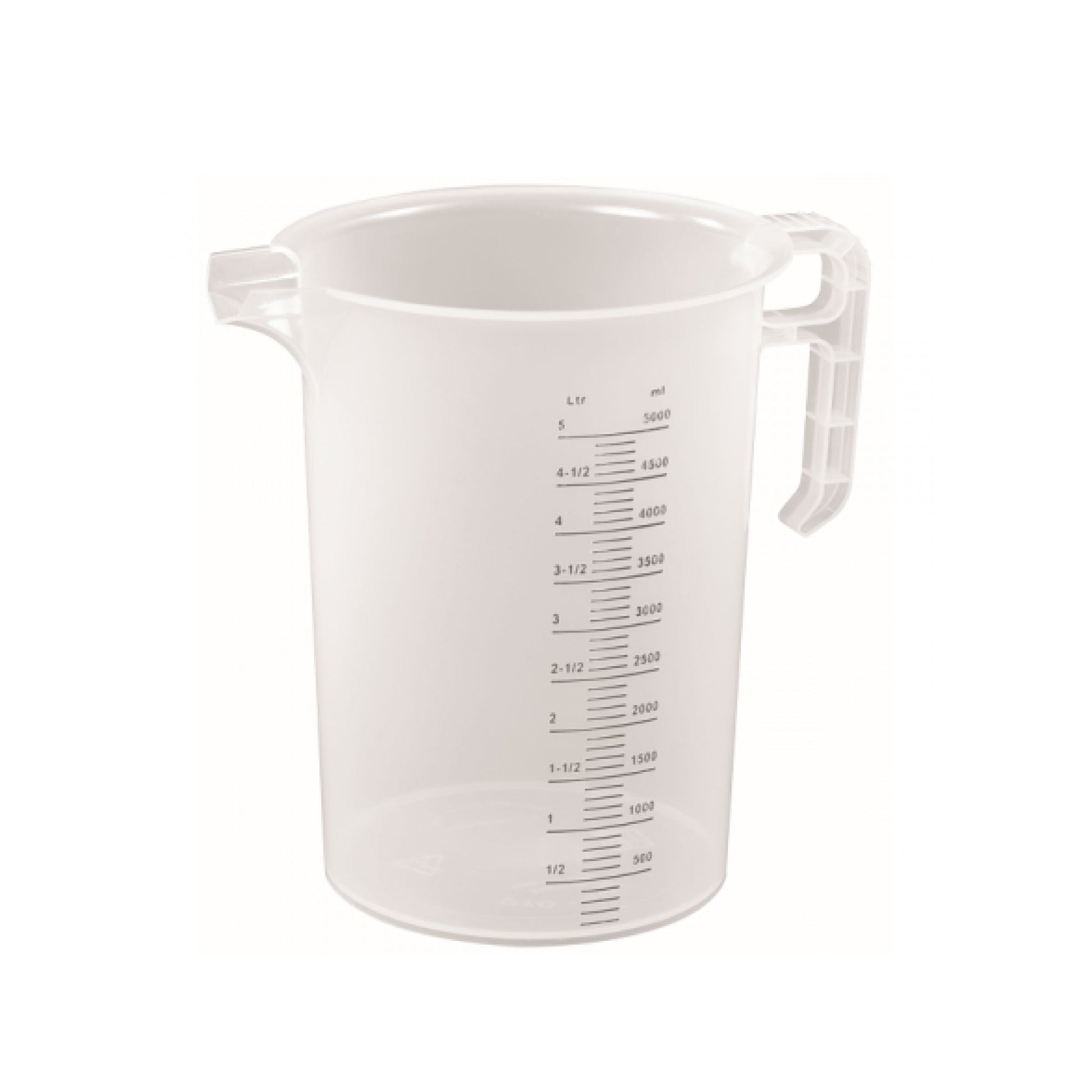 5L Measuring Jug Heavy Duty Clear Plastic Propylene Food Grade BPA 5 Pro-Jug-2