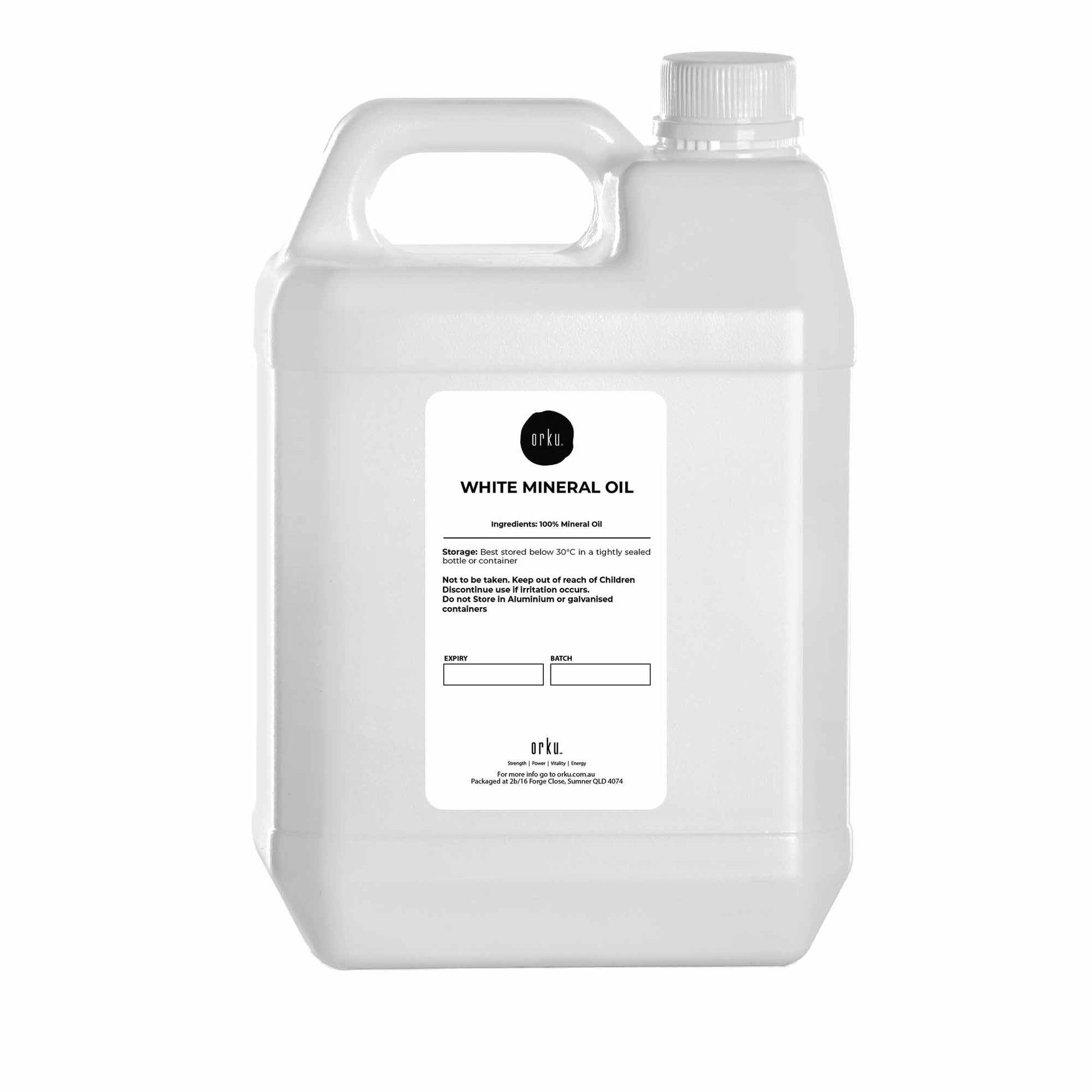 5L White Mineral Oil - Liquid Paraffin Carrier for Essential Oils Skin Hair-0