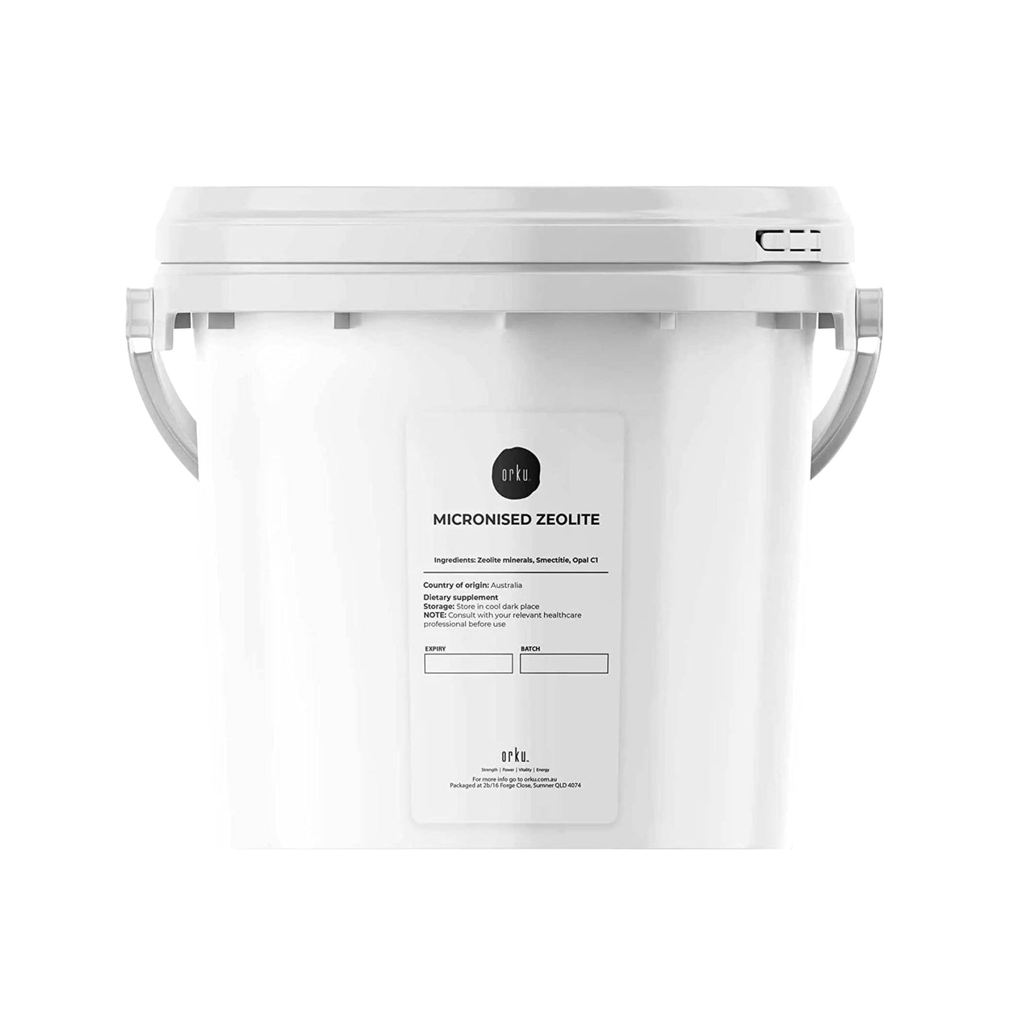 5kg Pure Micronised Zeolite Powder Mineral - Tub Micronized Volcamin-0