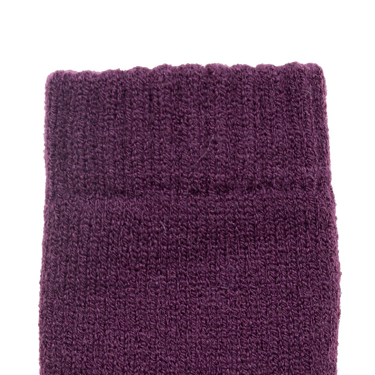 Dents Womens Cable Knit Cosy-Lined Gloves in Amethyst