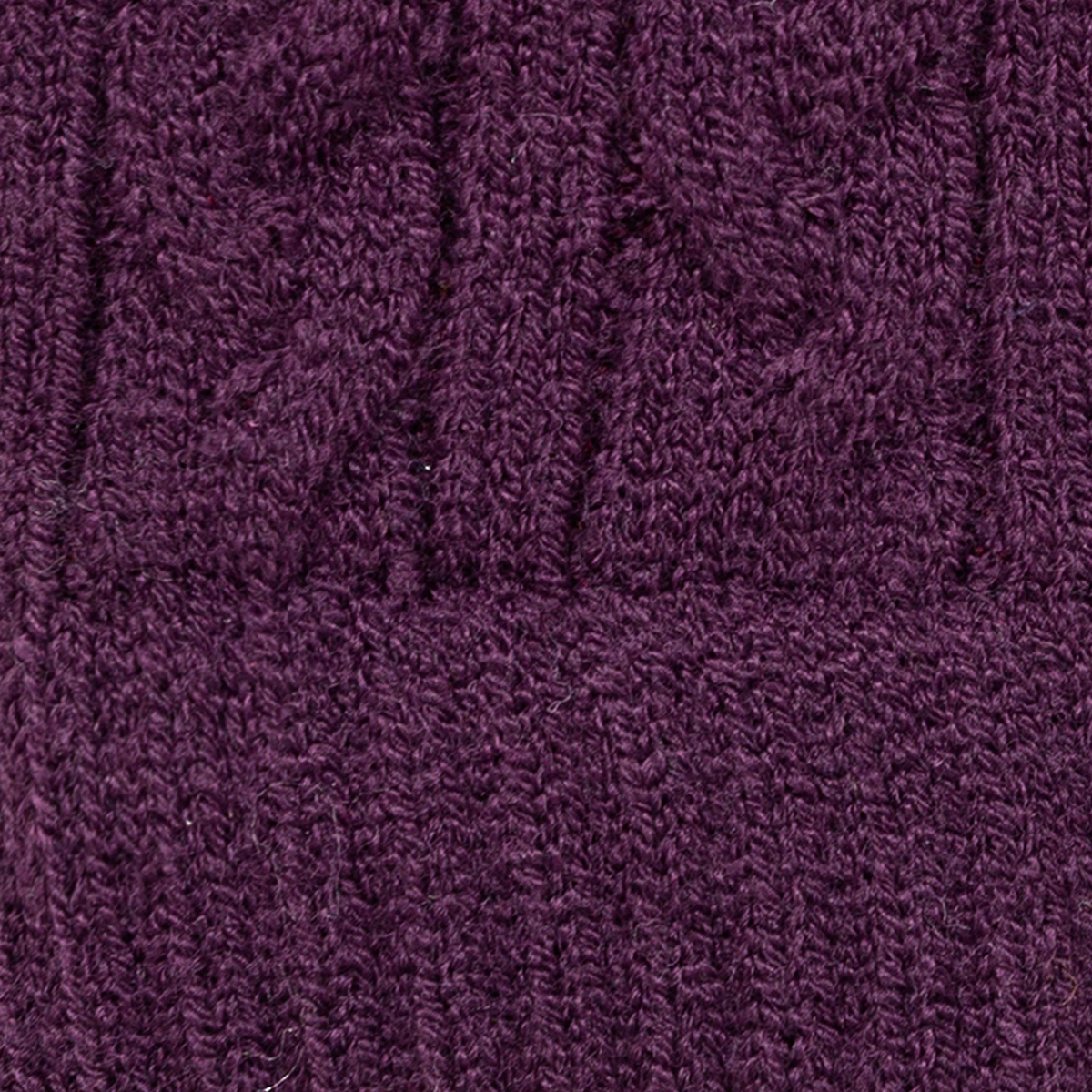 Dents Womens Cable Knit Cosy-Lined Gloves in Amethyst