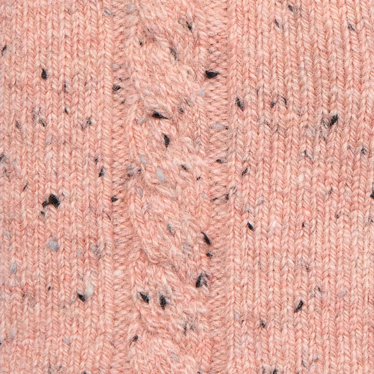 Dents Womens Cable Knit Gloves with Marl Yarn