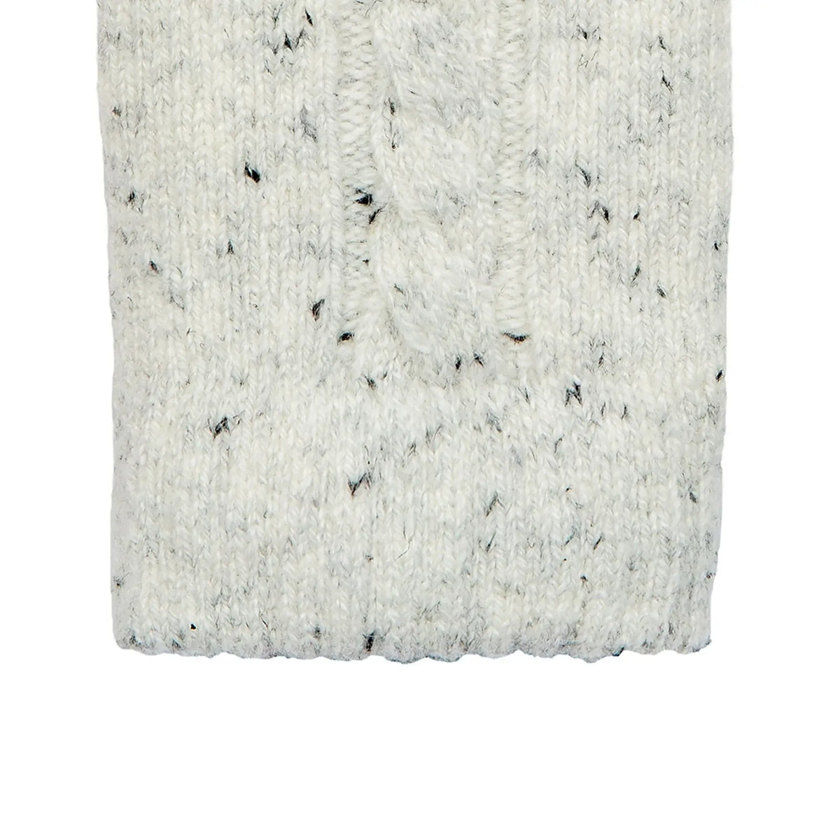 Dents Womens Cable Knit Gloves with Marl Yarn