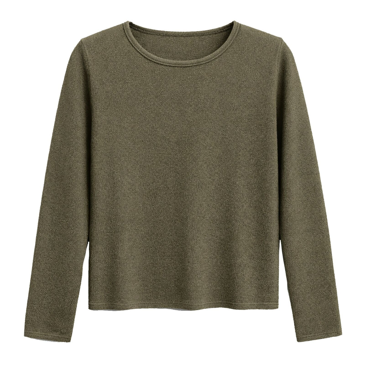 Luxury Cashmere Wool Pullover Jumper (Fine Knit) in Green