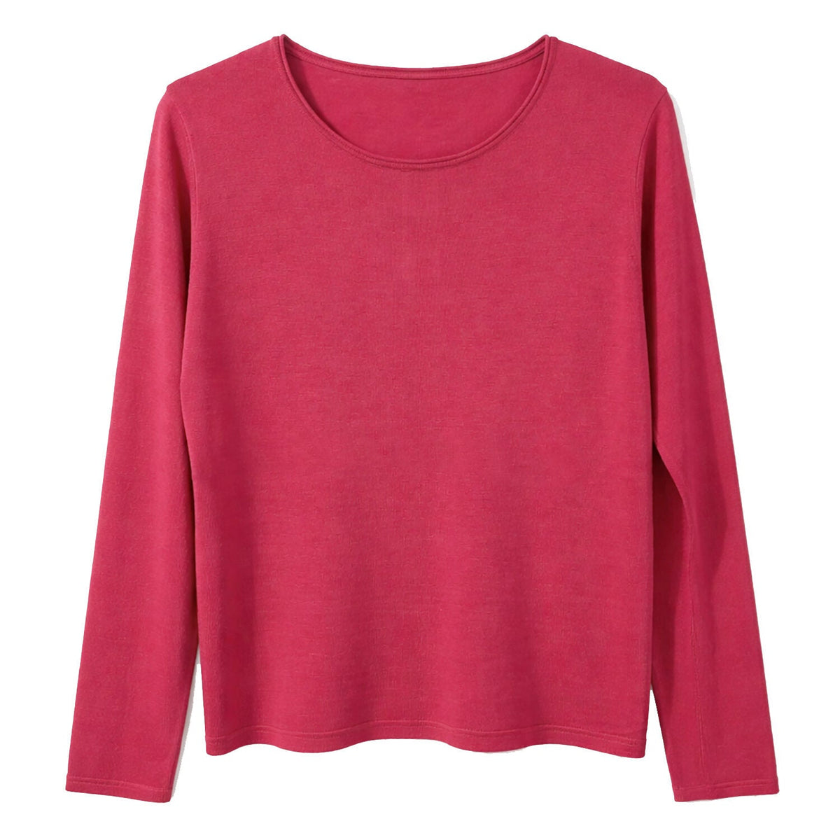 Luxury Cashmere Wool Pullover Jumper (Fine Knit) in Red