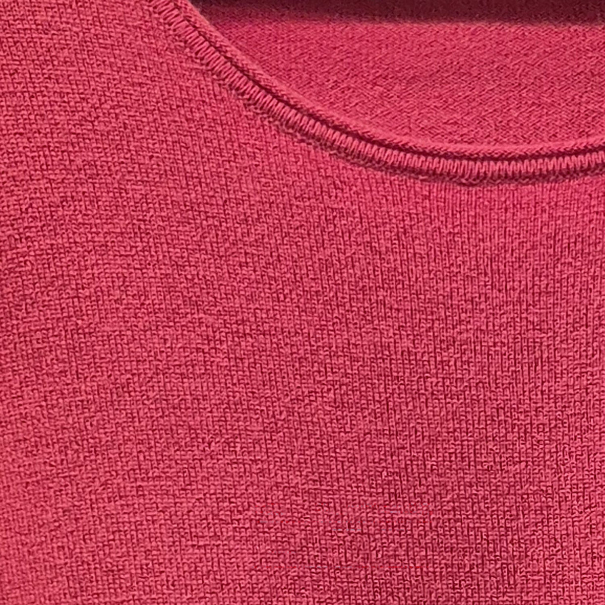 Luxury Cashmere Wool Pullover Jumper (Fine Knit) in Red
