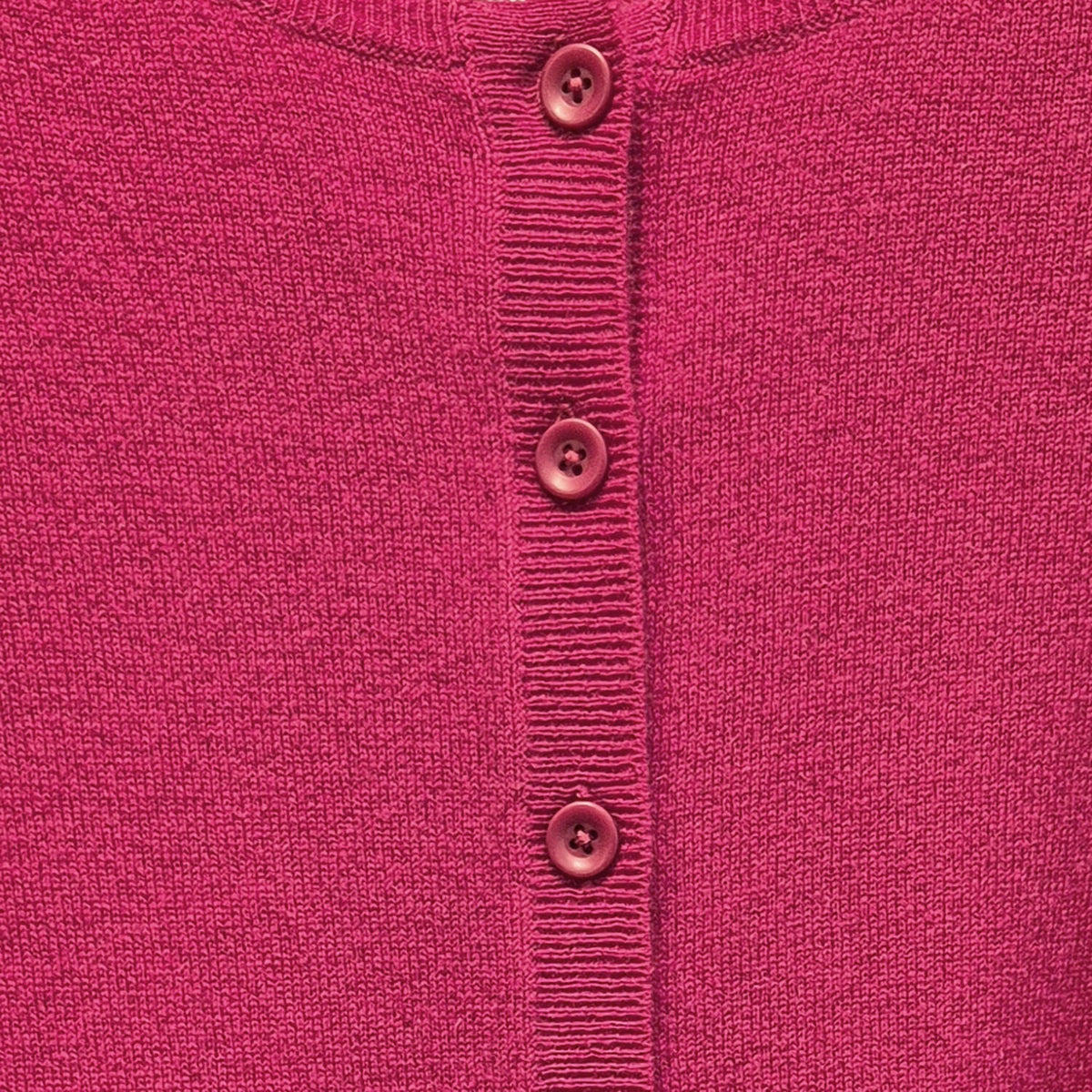 Luxury Cashmere Wool Fine Knit Button Cardigan (Regular Length) in Pink