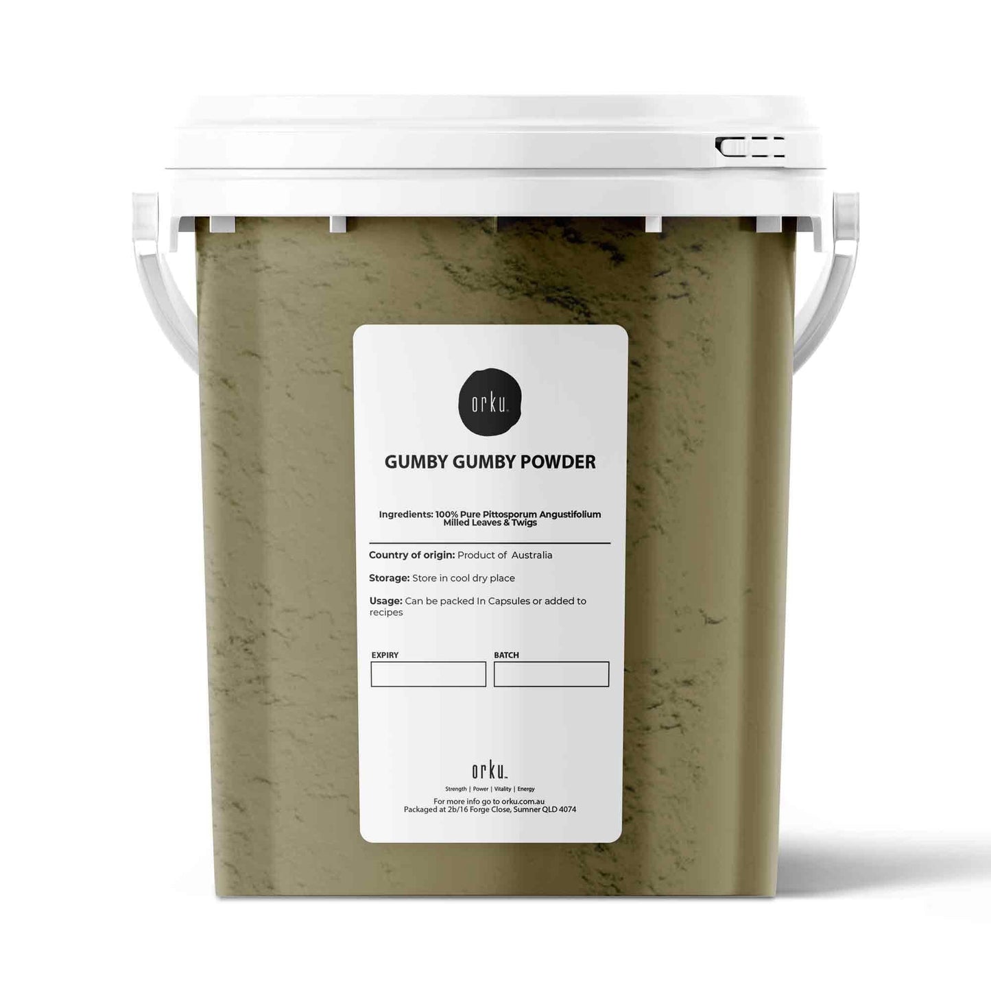 600g Gumby Gumby Pure Powder Tub Gumbi Aboriginal Plant Pittosporum Angustifolum-0