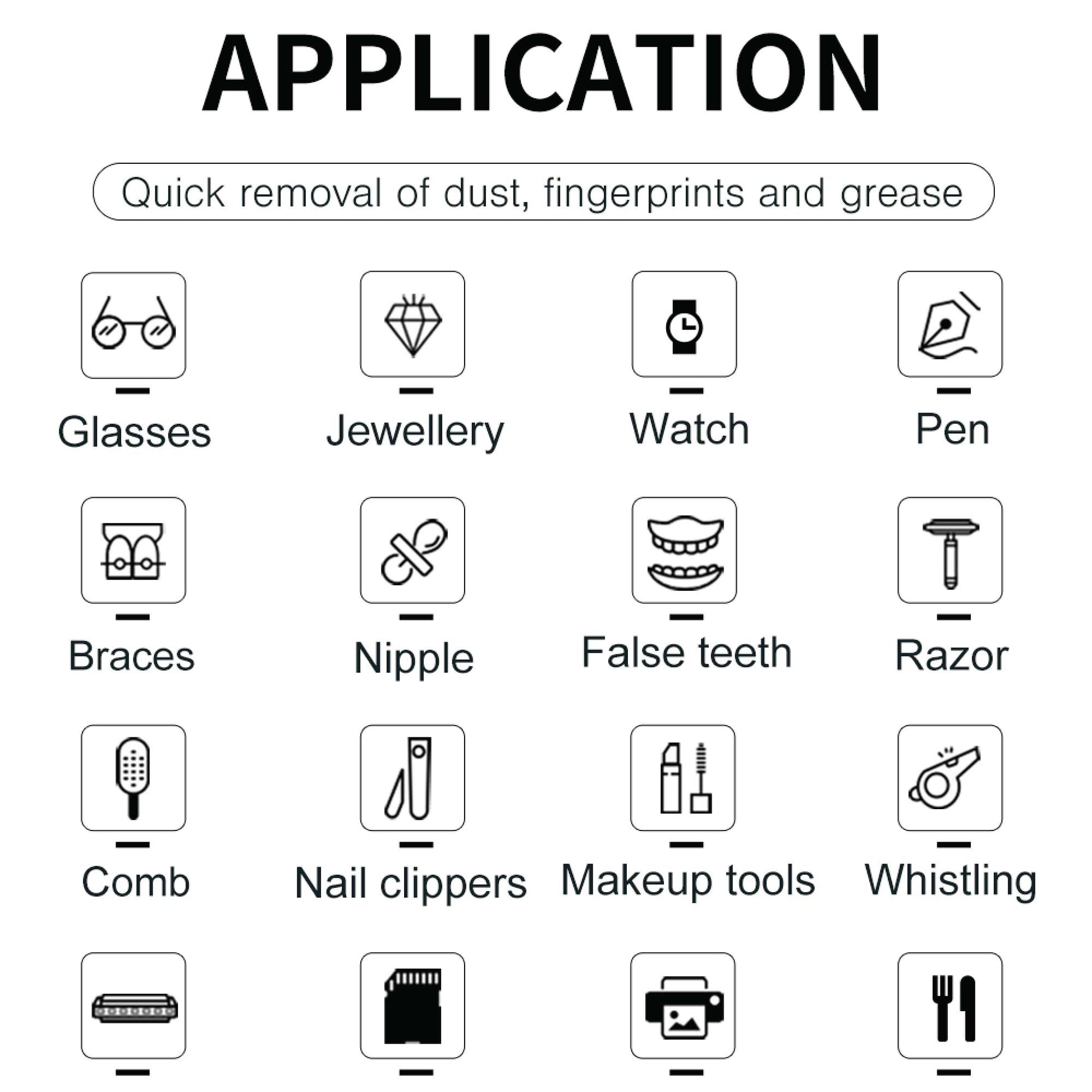 600ml Ultrasonic Jewellery Cleaner Mini White - Portable Personal Sonic Bath-1