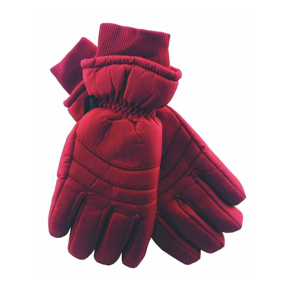 3M Thinsulate Ladies Waterproof Womens Ski Gloves in Red