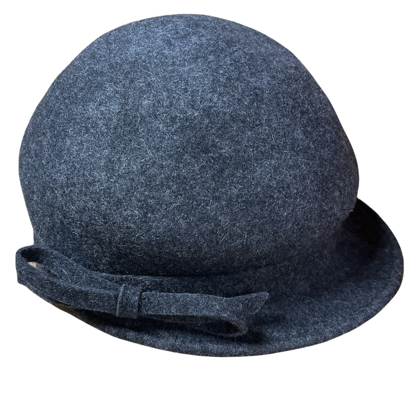 Maddison Avenue Womens Adjustable Wool Vintage Beret Cap Bow One Size - Grey-0