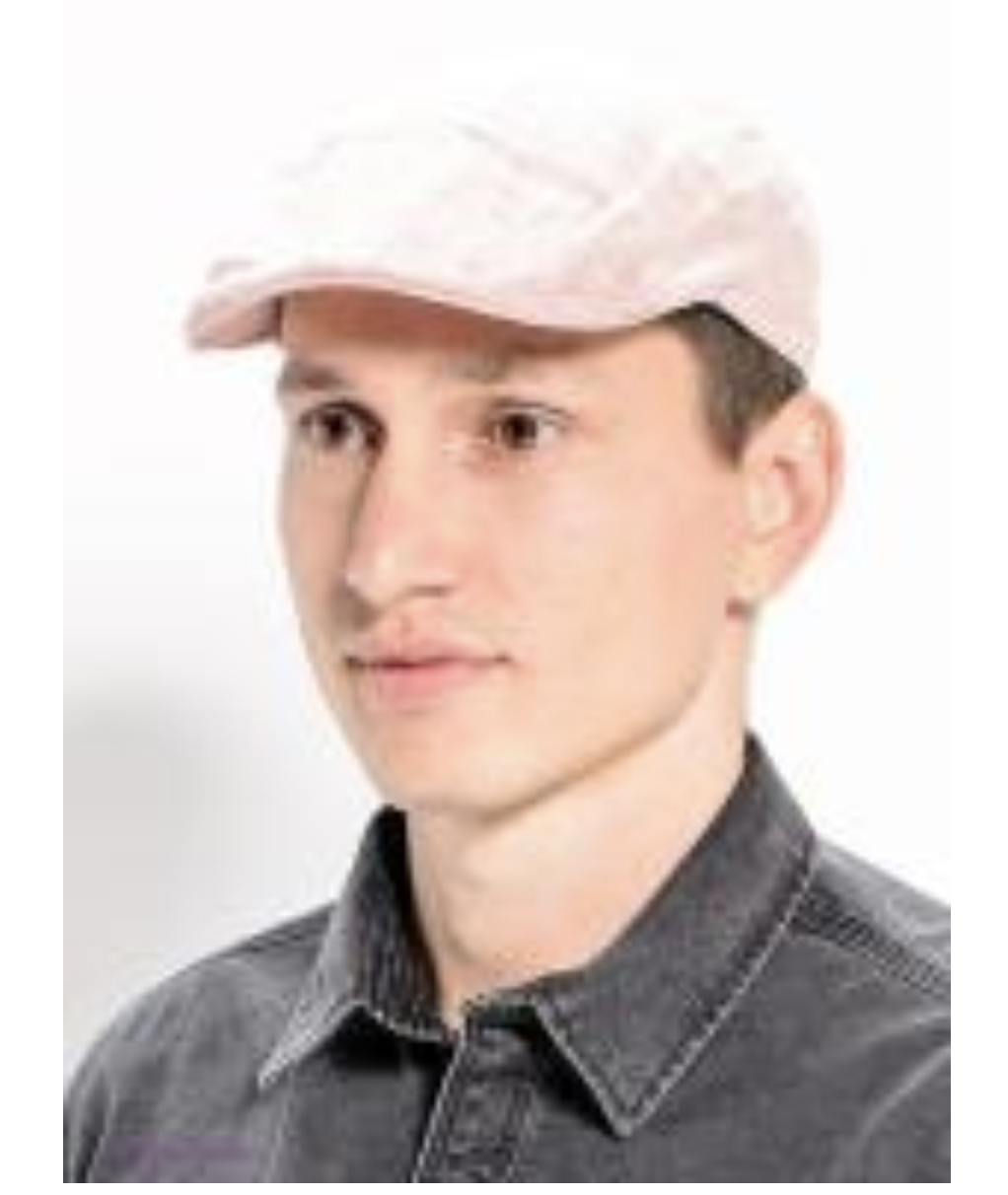 Stetson Mens Medison Linen Stripe Flat Cap Ivy Golf - Red-1