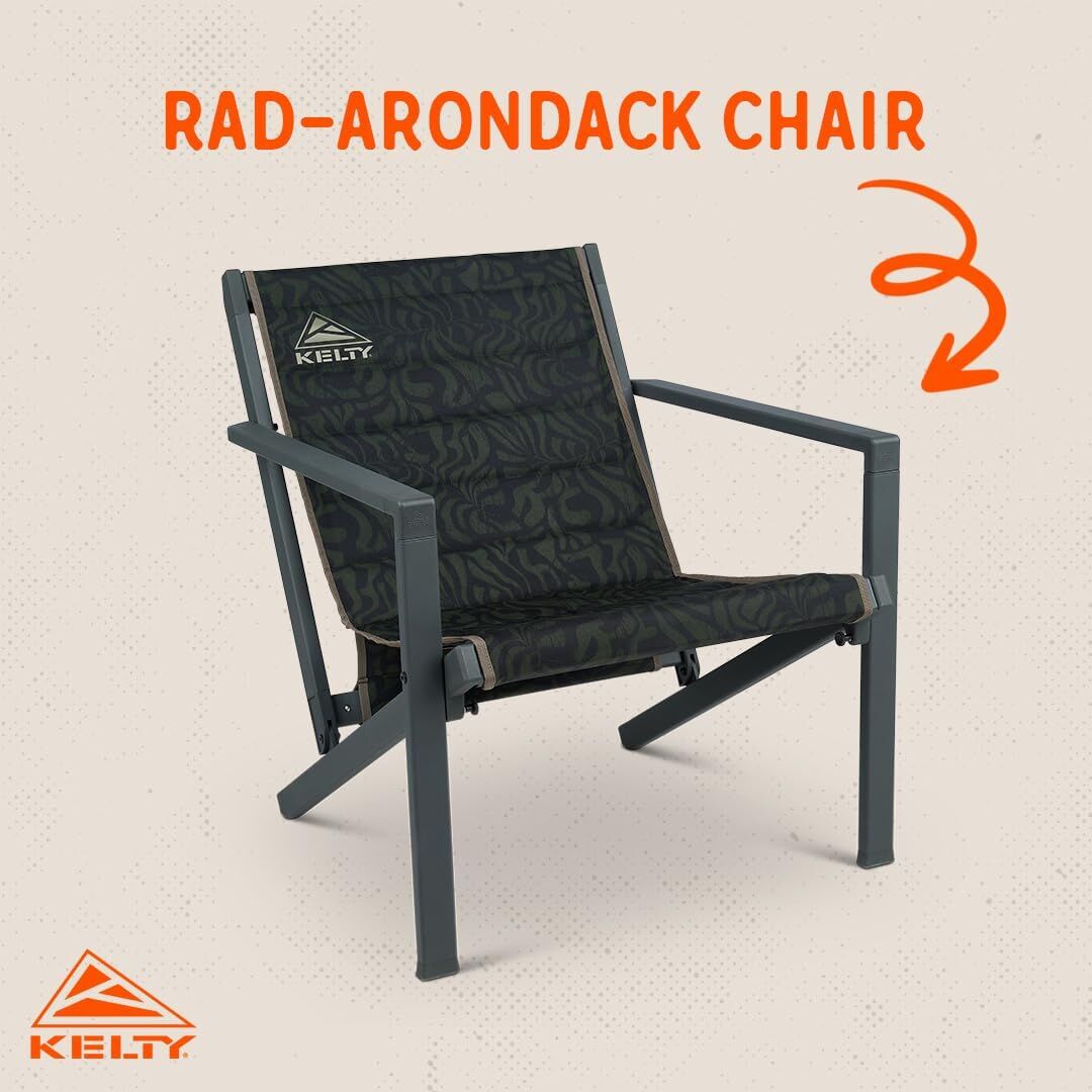 Kelty Rad-Arondack Portable Folding Camp Chair with Carry Bag