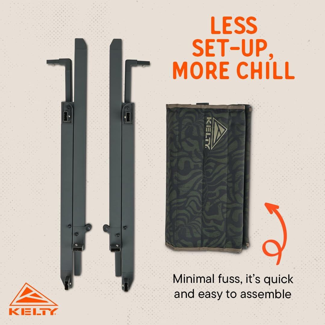 Kelty Rad-Arondack Portable Folding Camp Chair with Carry Bag