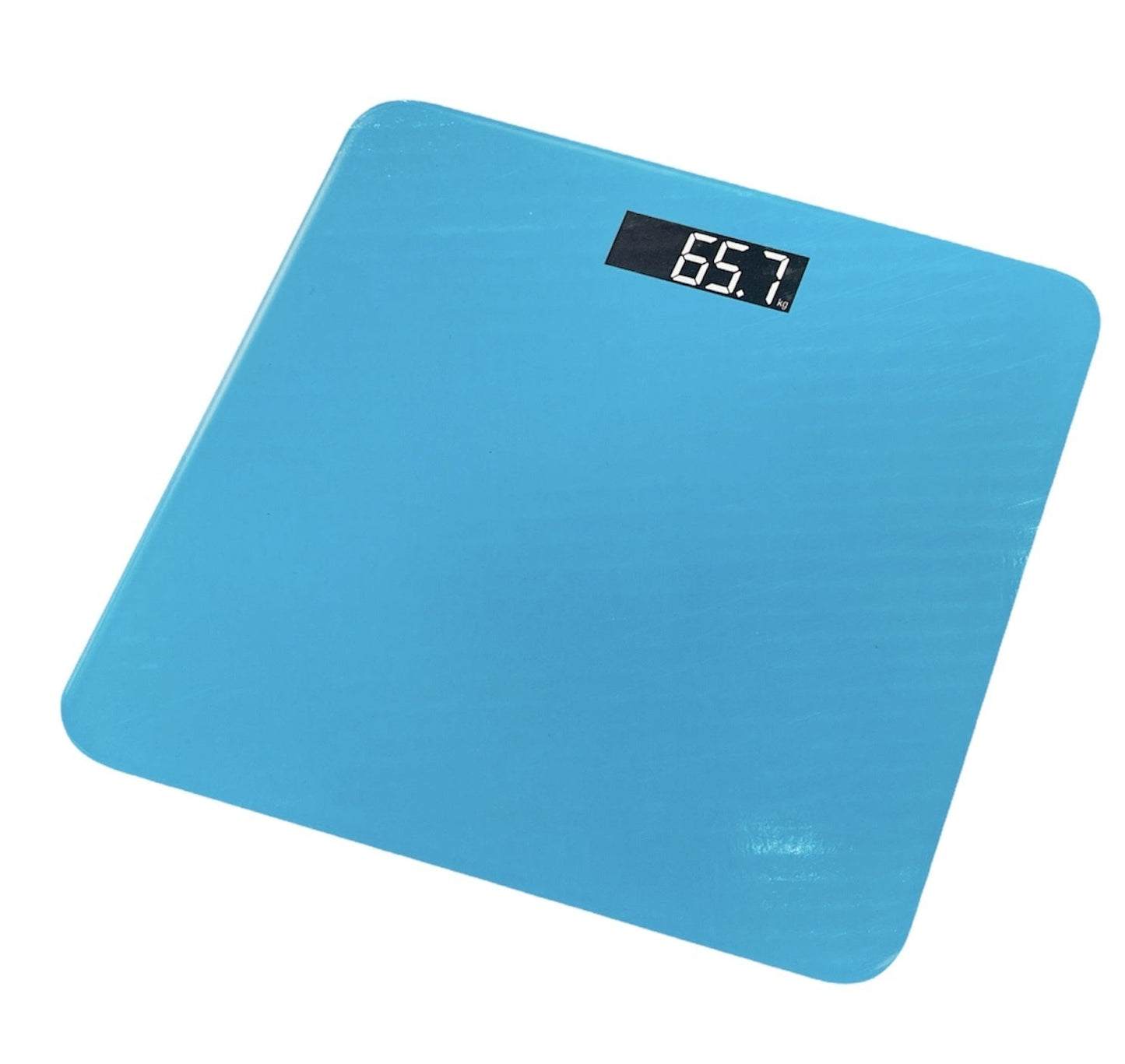 180kg Electronic Digital Tempered Glass Body Bathroom Scales Scale - Teal-2