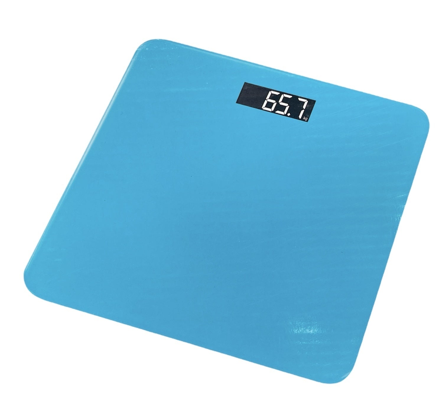 180kg Electronic Digital Tempered Glass Body Bathroom Scales Scale - Teal-2