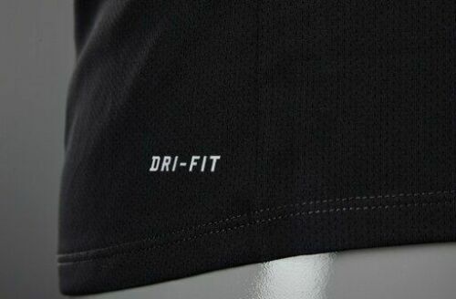 Nike Womens Dri-Fit Running Gym T-Shirt Top Short Sleeve - Black-4
