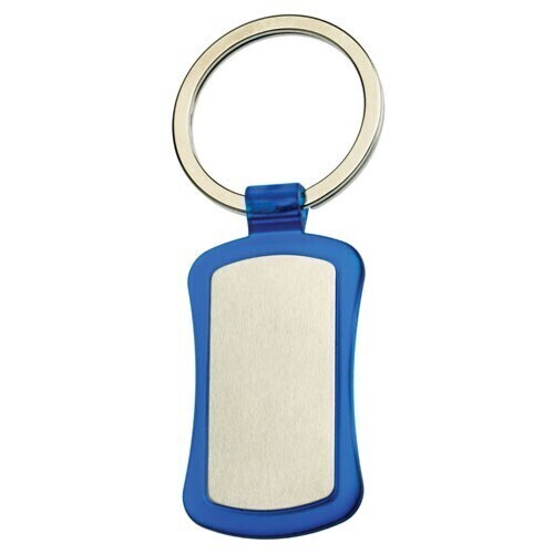 Duo Key Tag Key Ring Keyring School Bag Badge - Blue-1