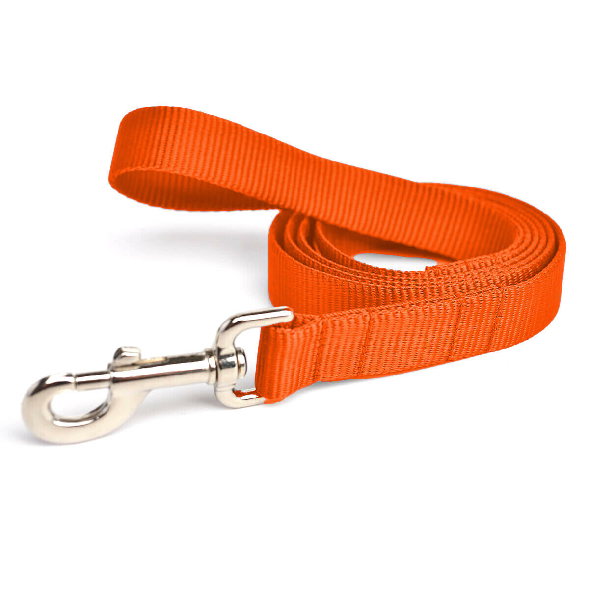 Plain Nylon Dog Leash Lead Training Obedience Recall Walk - Assorted Colours-4