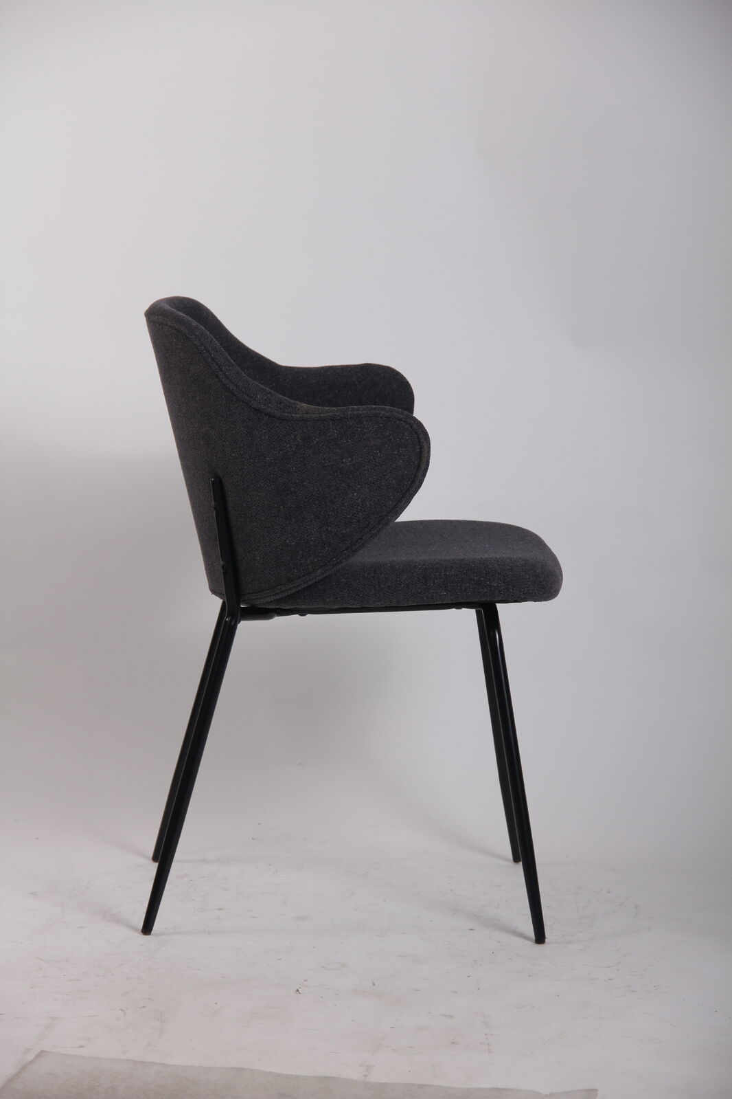 Set of 6 Dining Chairs in Graphite