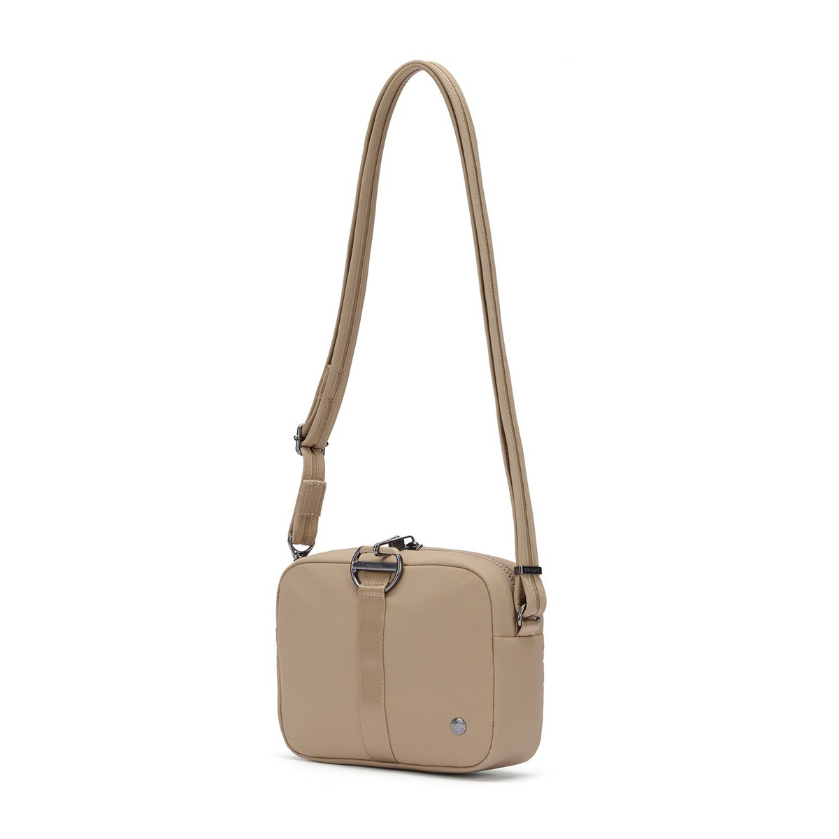 Pacsafe CX Square Crossbody Bag in Taupe