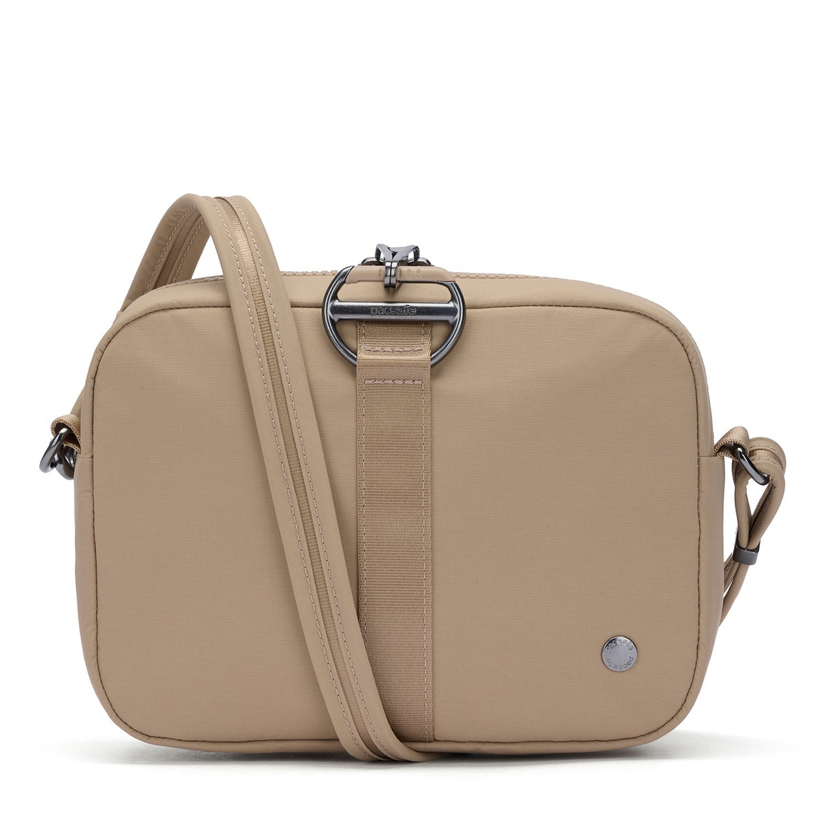 Pacsafe CX Square Crossbody Bag in Taupe