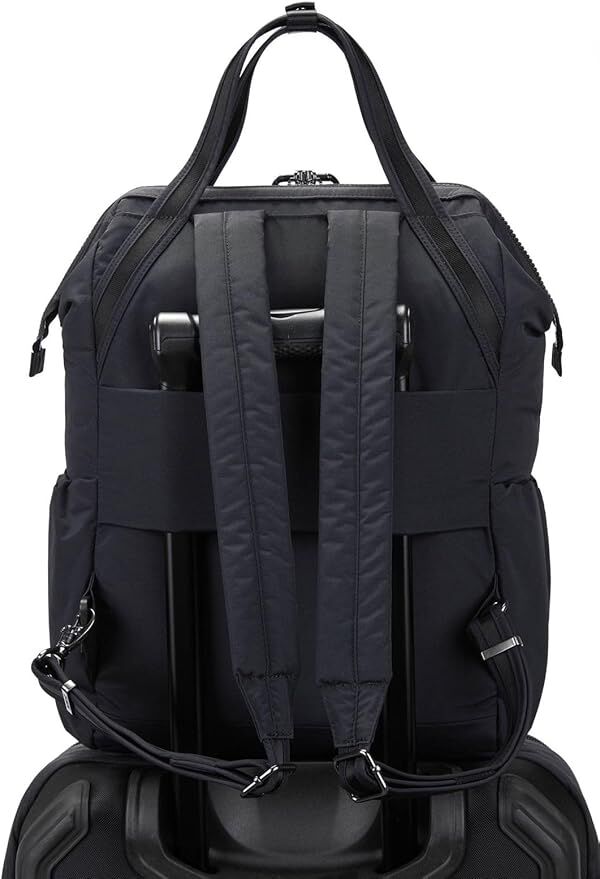 Pacsafe Citysafe CX Anti-Theft 13" Laptop Backpack Bag Econyl in  Black-2