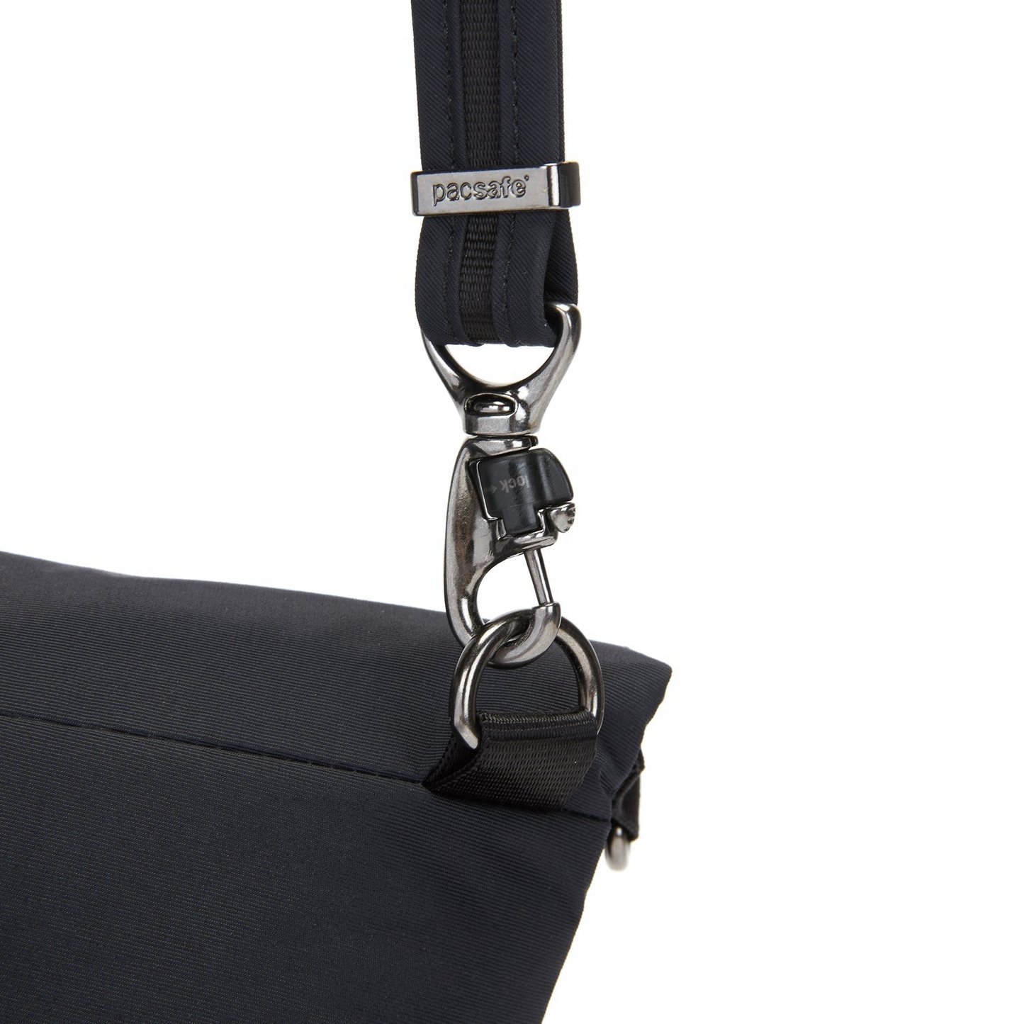 Pacsafe CX Anti-Theft Convertible Crossbody Travel Bag in Black