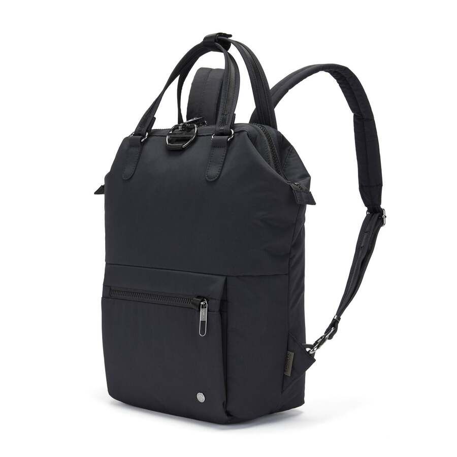 Pacsafe Citysafe CX Econyl Anti-Theft Mini Bag Backpack in Black