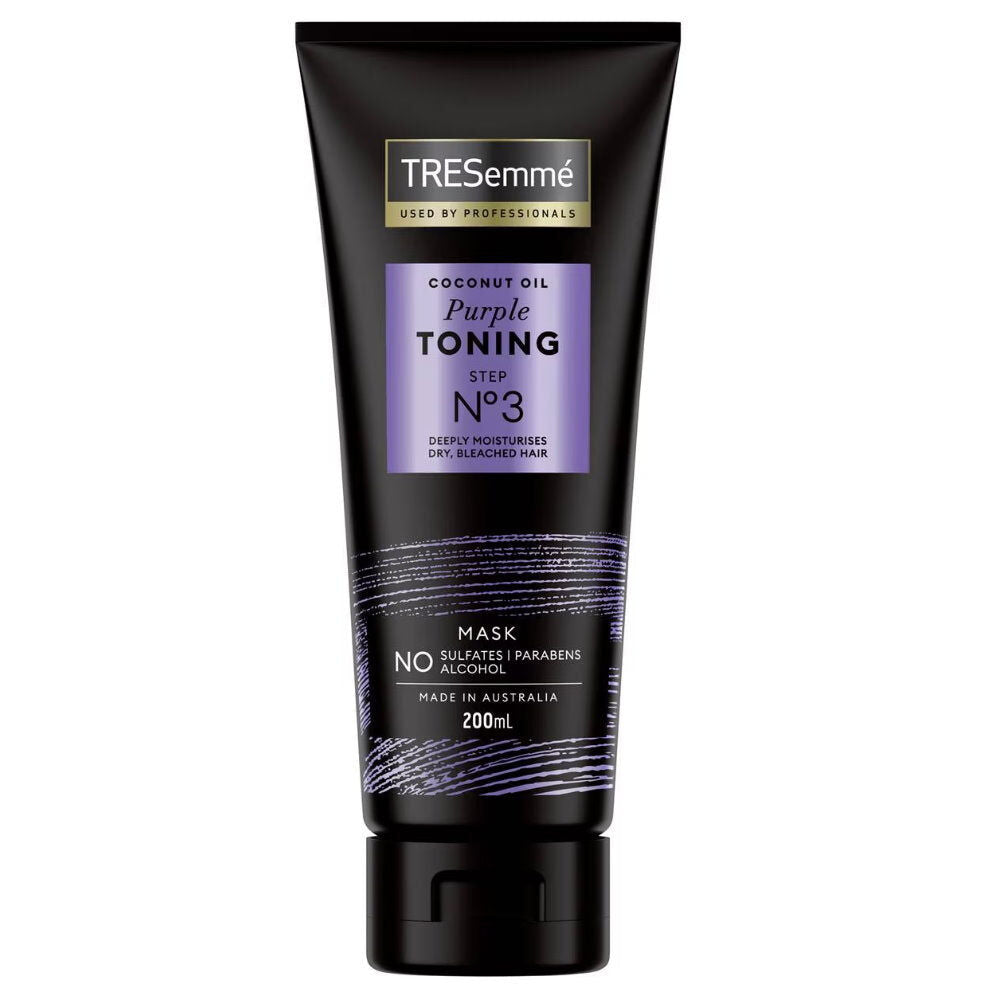 Tresemme 200ml Hair Mask Coconut Oil Purple Toning Step No3