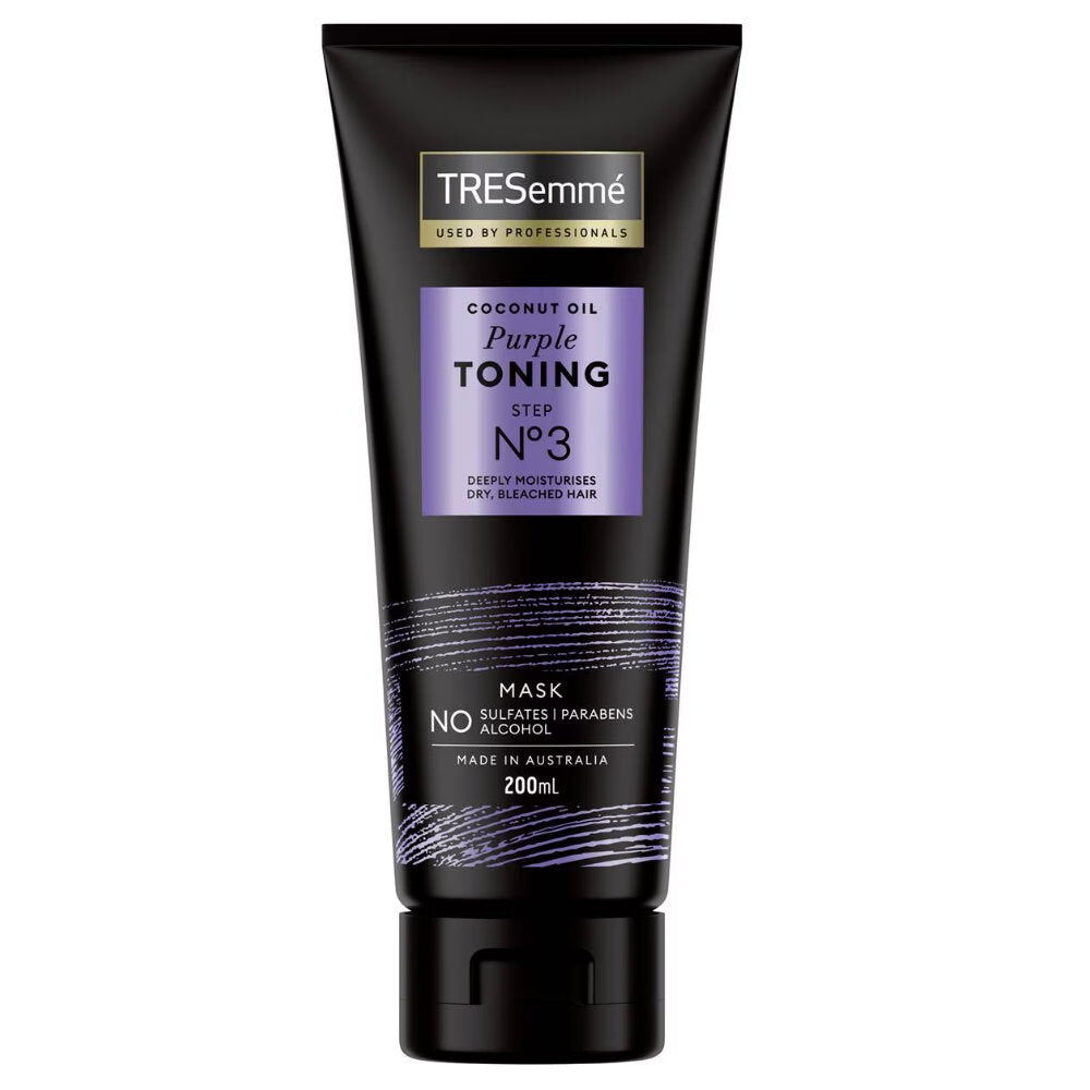 Tresemme 200ml Hair Mask Coconut Oil Purple Toning Step No3