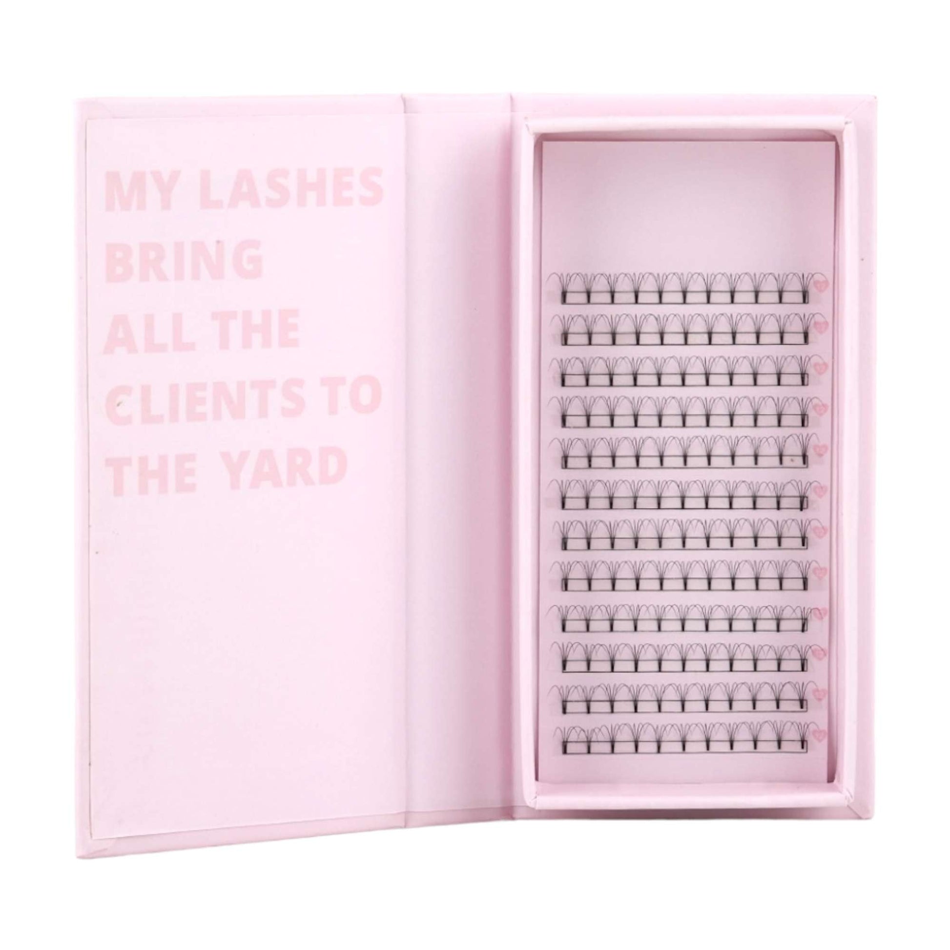 Miosh Eyelash Extensions - 4D Premade Volume Short Stem Eye Lash 0.10 / D CURL-0