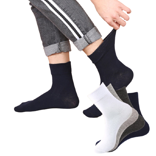 6x Pair COTTON Rich LOOSE TOP SOCKS Dress Medical Circulation Diabetic Comfort-1