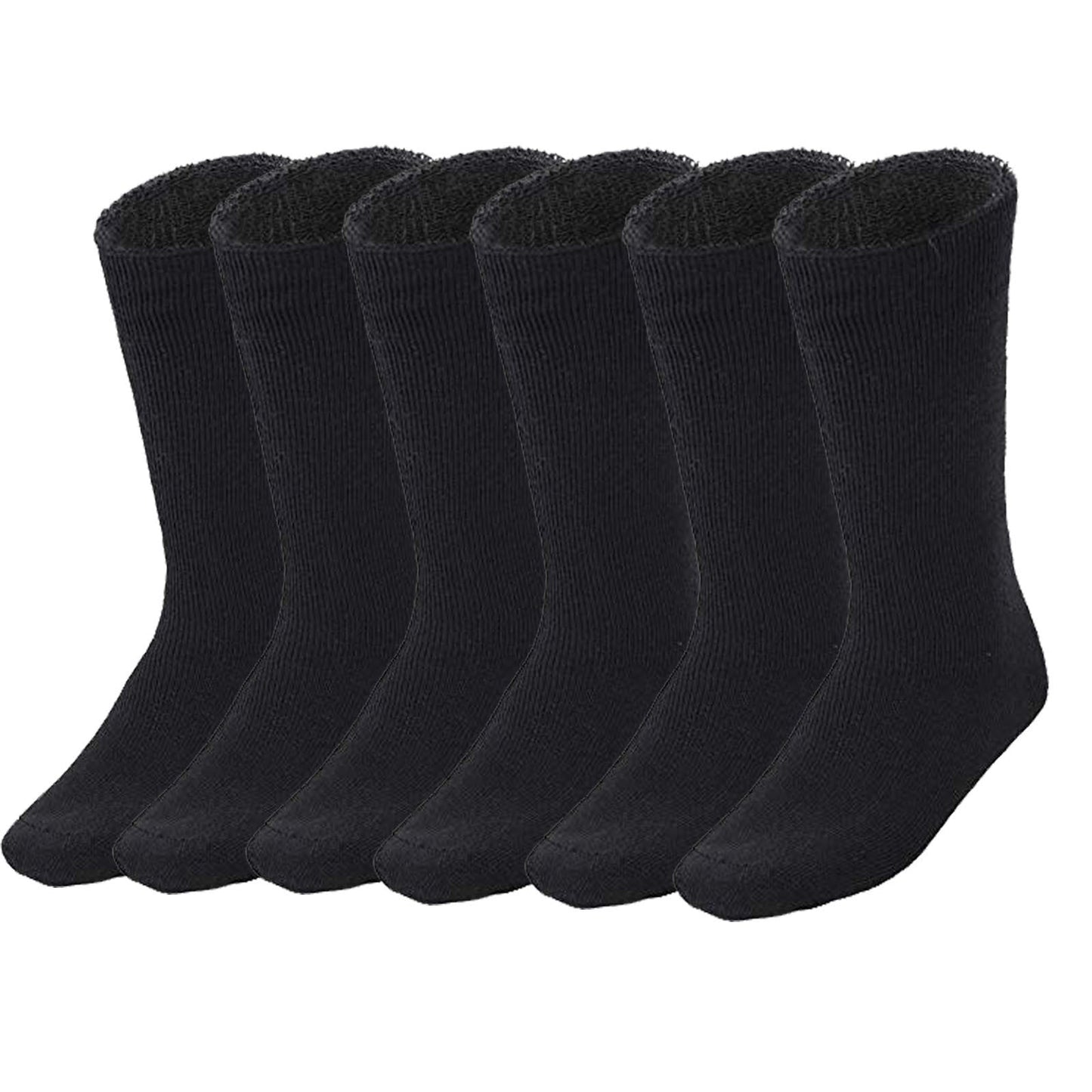 6 Pairs BAMBOO SOCKS Mens Heavy Duty Premium Thick Work Socks Cushion BULK-5