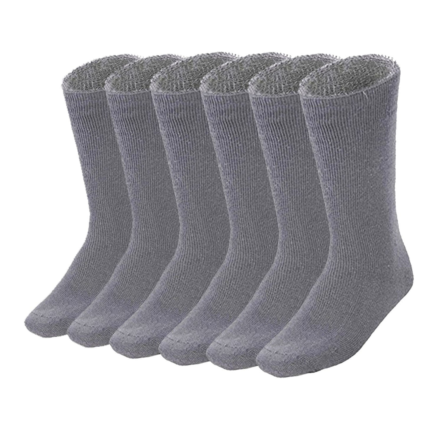 6 Pairs BAMBOO SOCKS Mens Heavy Duty Premium Thick Work Socks Cushion BULK-8