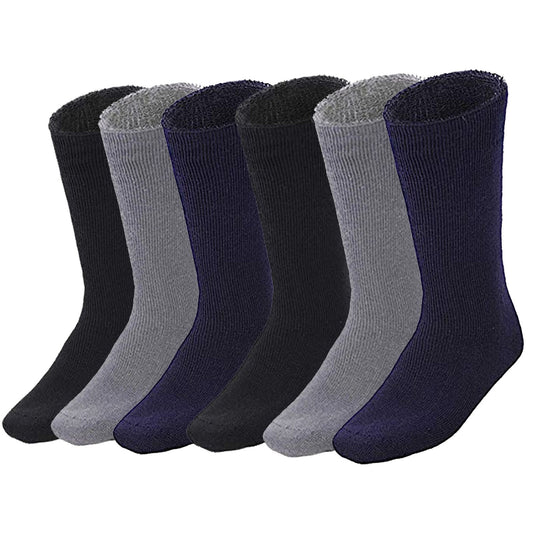 6 Pairs BAMBOO SOCKS Mens Heavy Duty Premium Thick Work Socks Cushion BULK-0