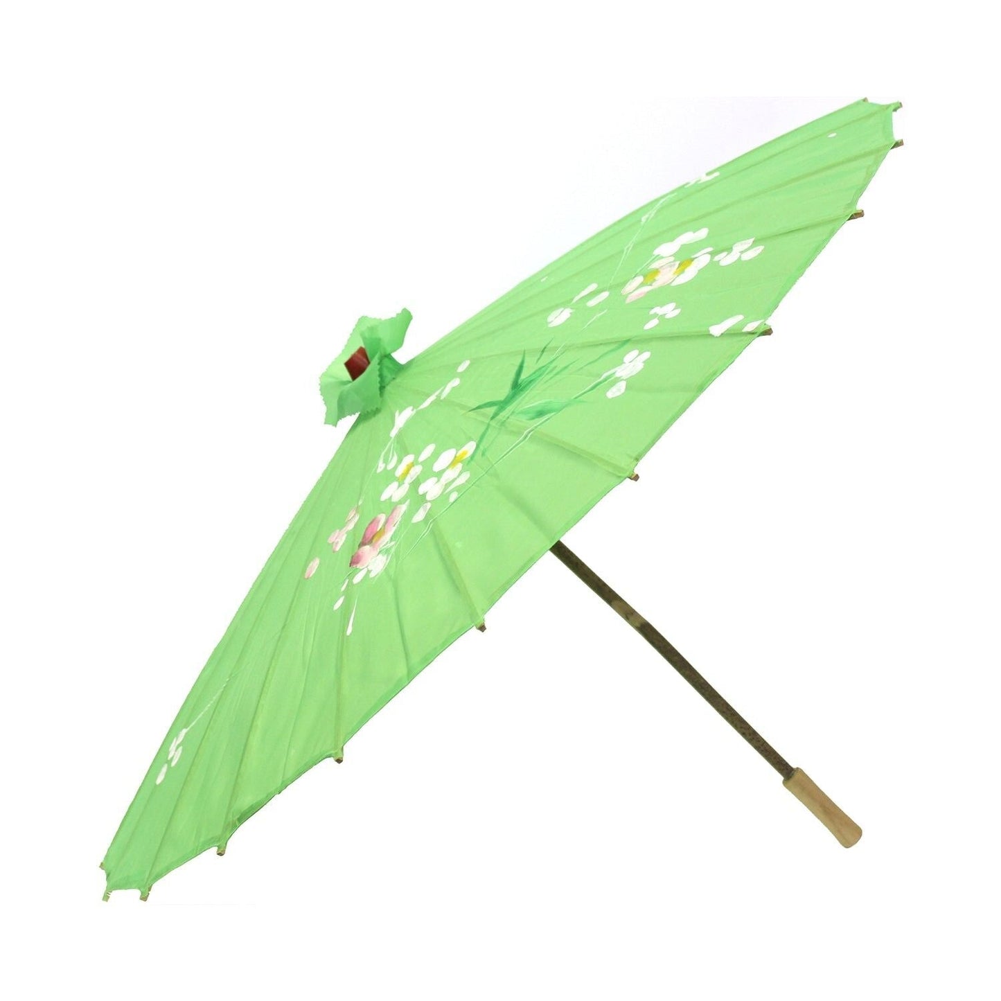6x PARASOL UMBRELLA Chinese Japanese Bamboo Flower Pattern 80cm Large BULK - Assorted Colour Pack