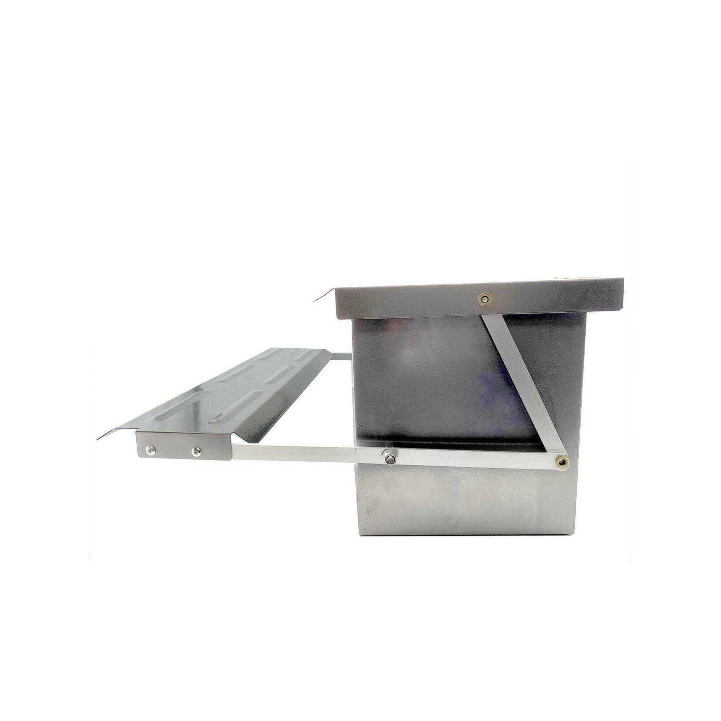 6.5L Automatic Chook Chicken Feeder Poultry Auto Treadle Galvanised Metal Coop-3