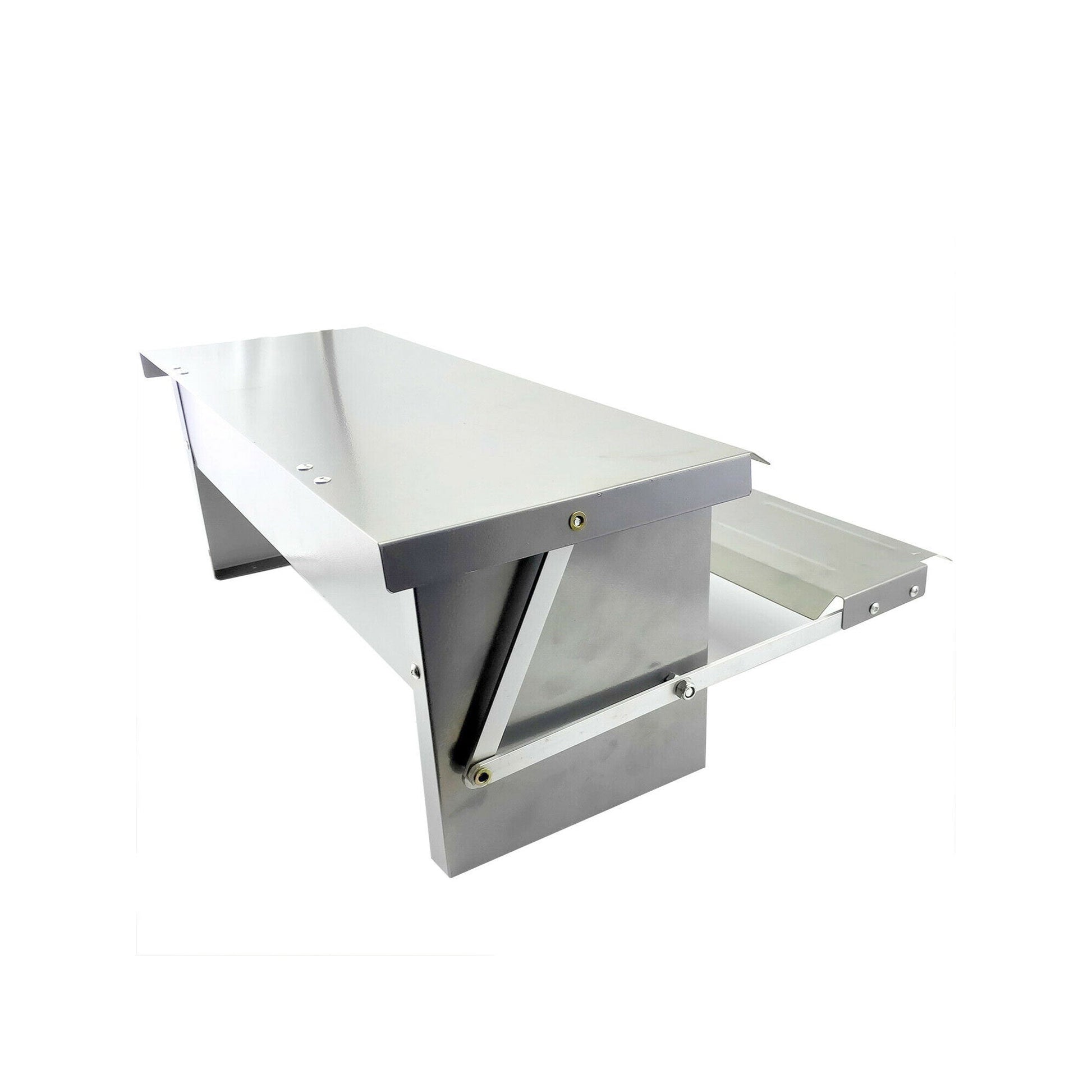 6.5L Automatic Chook Chicken Feeder Poultry Auto Treadle Galvanised Metal Coop-0