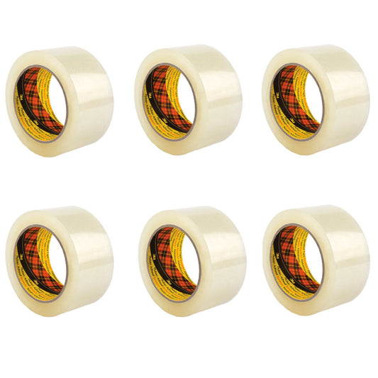 6x 3M Scotch Clear Packaging 370 Tape 48mmx75m Strong Packing Moving Adhesive-0