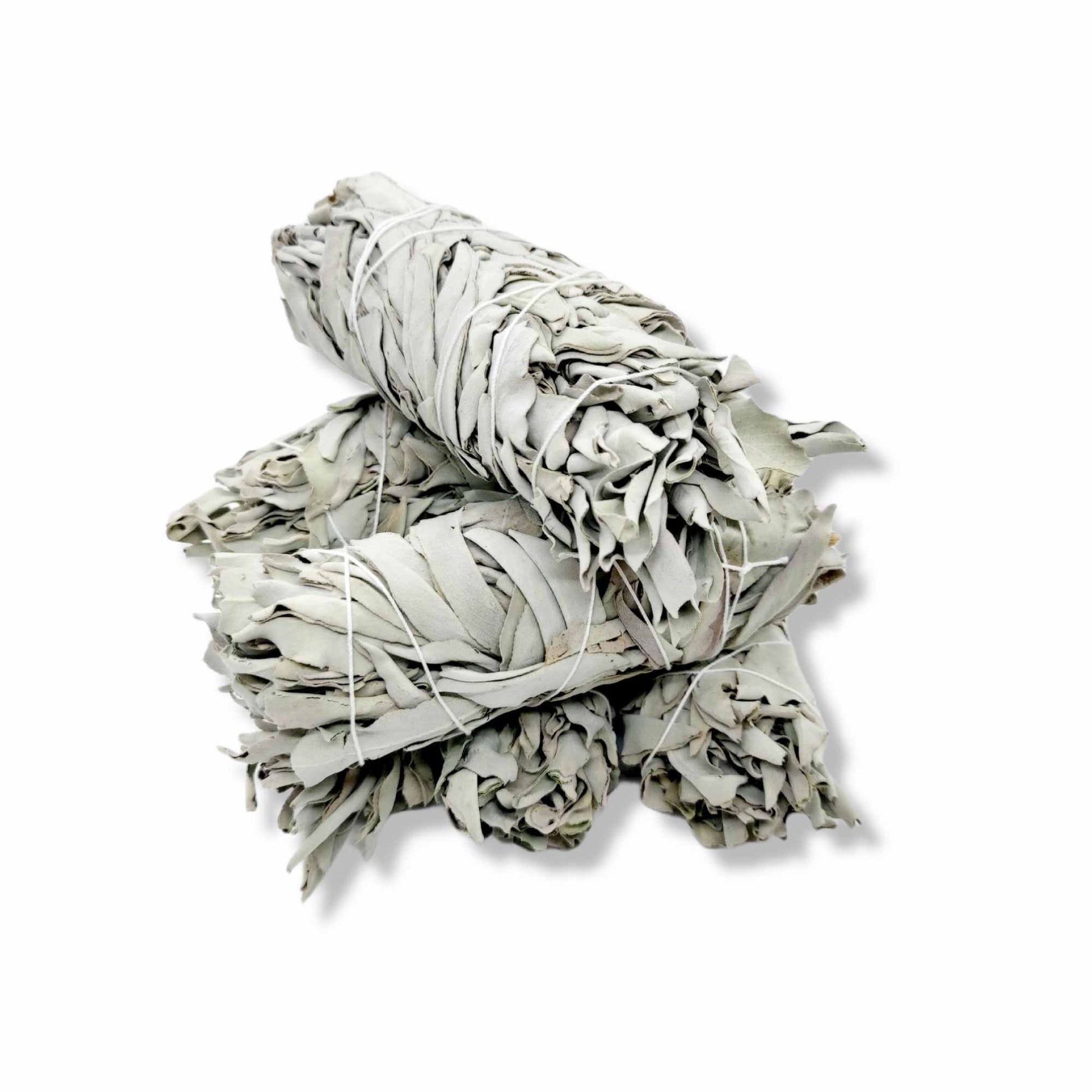 6x Californian White Sage Smudge Sticks Medium 13-15cm Incense Cleansing Bundle-3