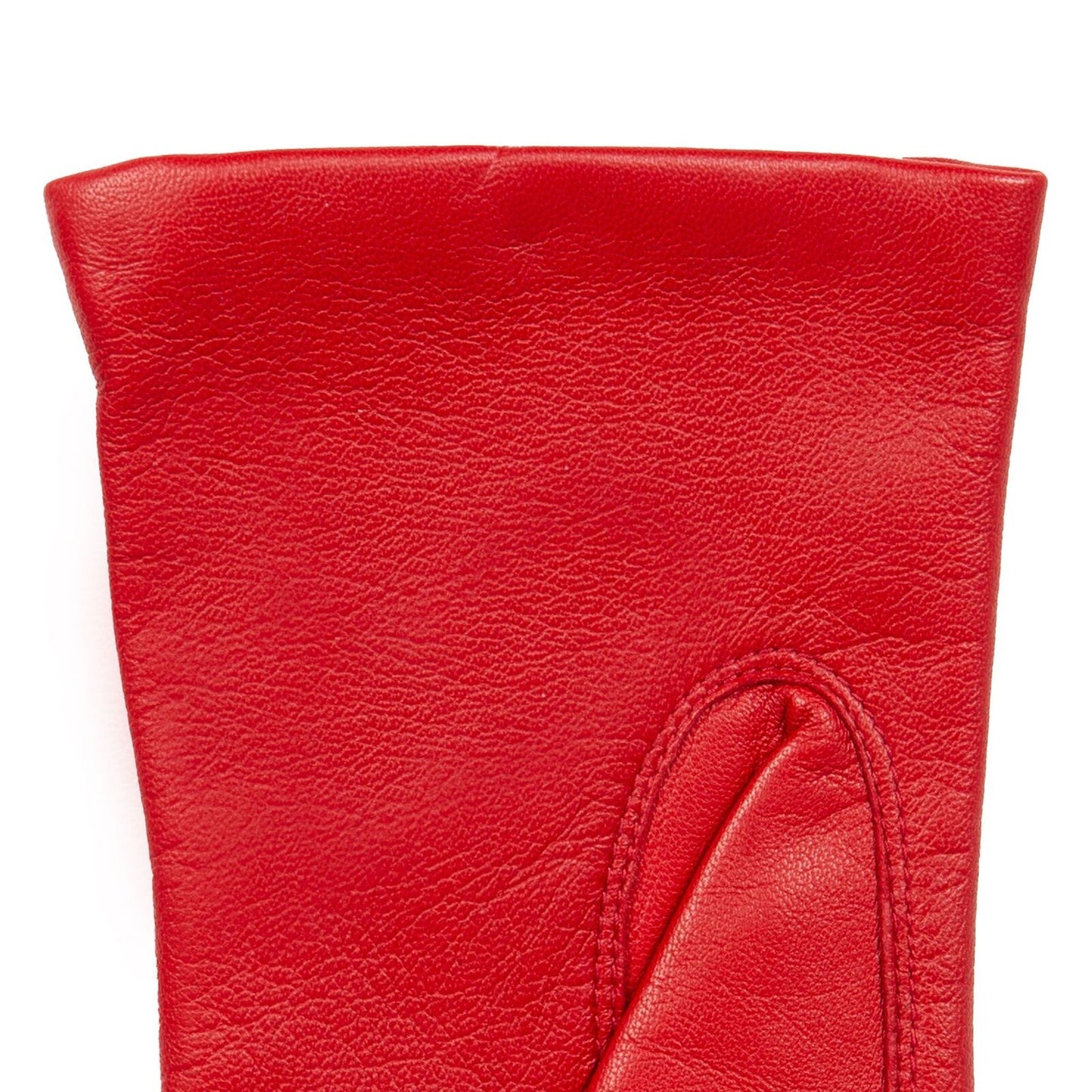 Dents Womens Emma Three-Point Leather Gloves - Berry Red