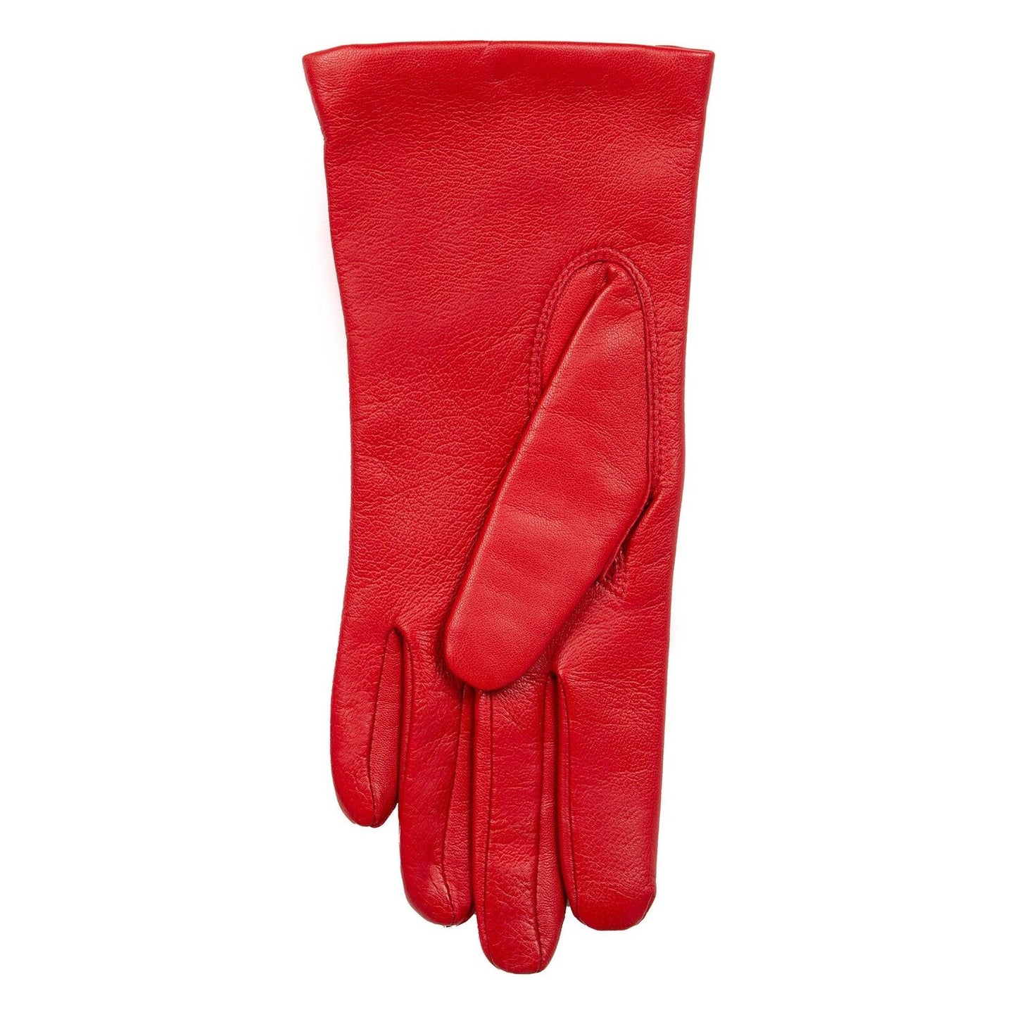 Dents Womens Emma Three-Point Leather Gloves - Berry Red