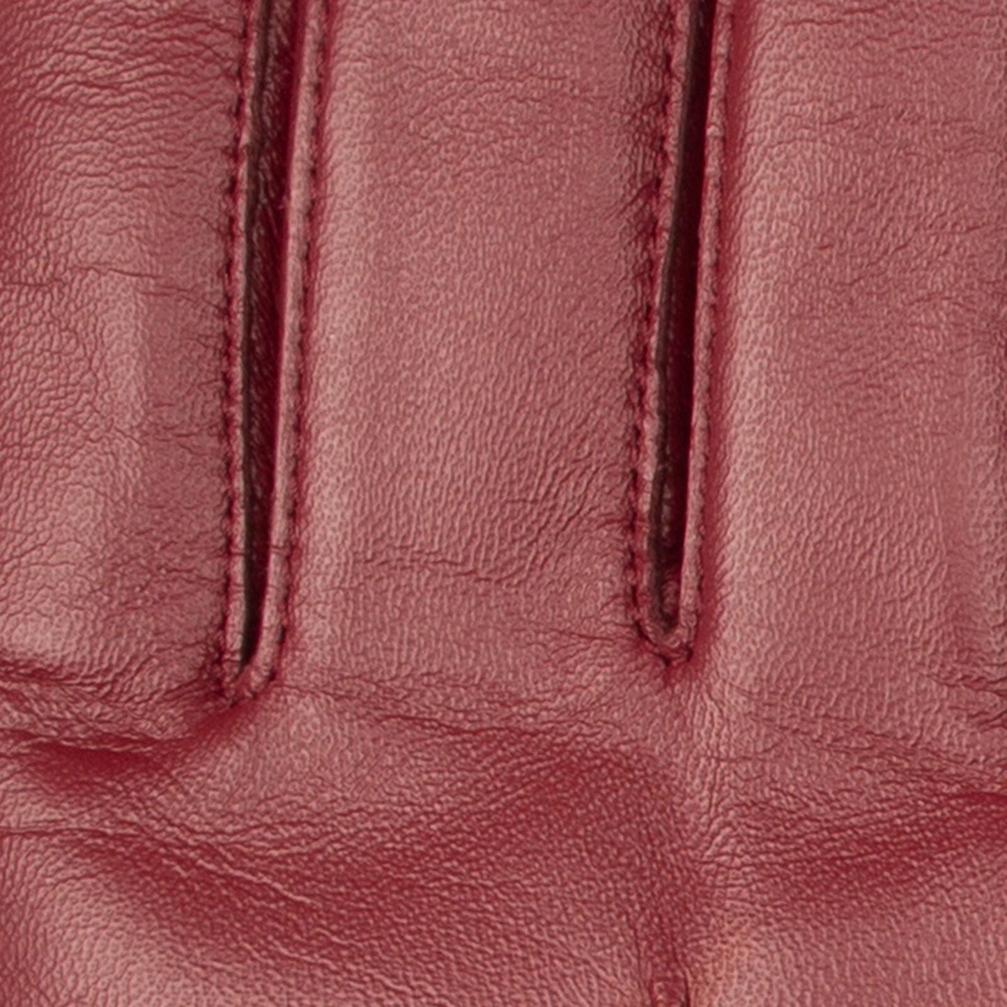 Dents Womens Touchscreen Single-Point Faux Fur-Lined Leather Gloves in Claret