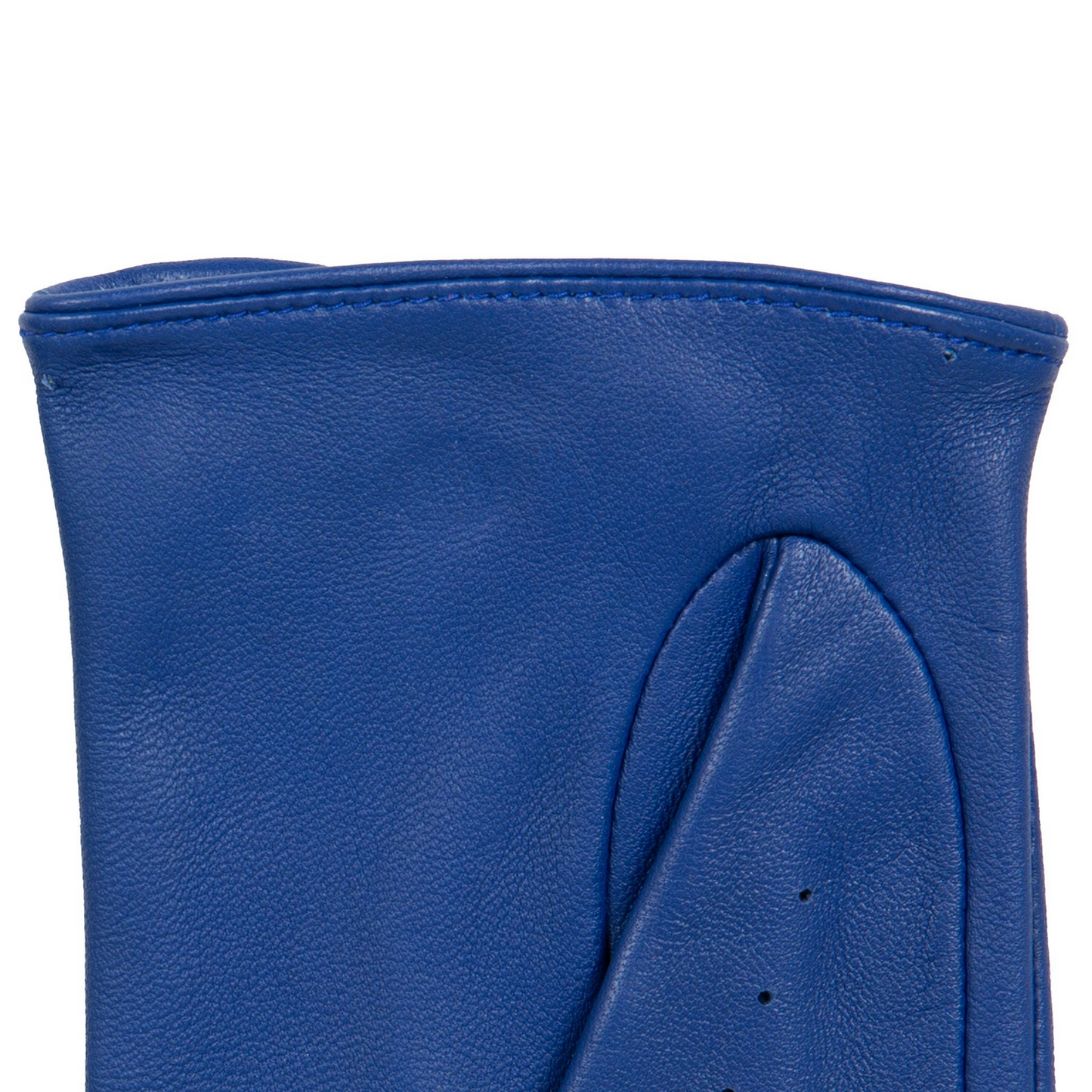 Dents Womens Fingerless Unlined Leather Driving Gloves in Marine