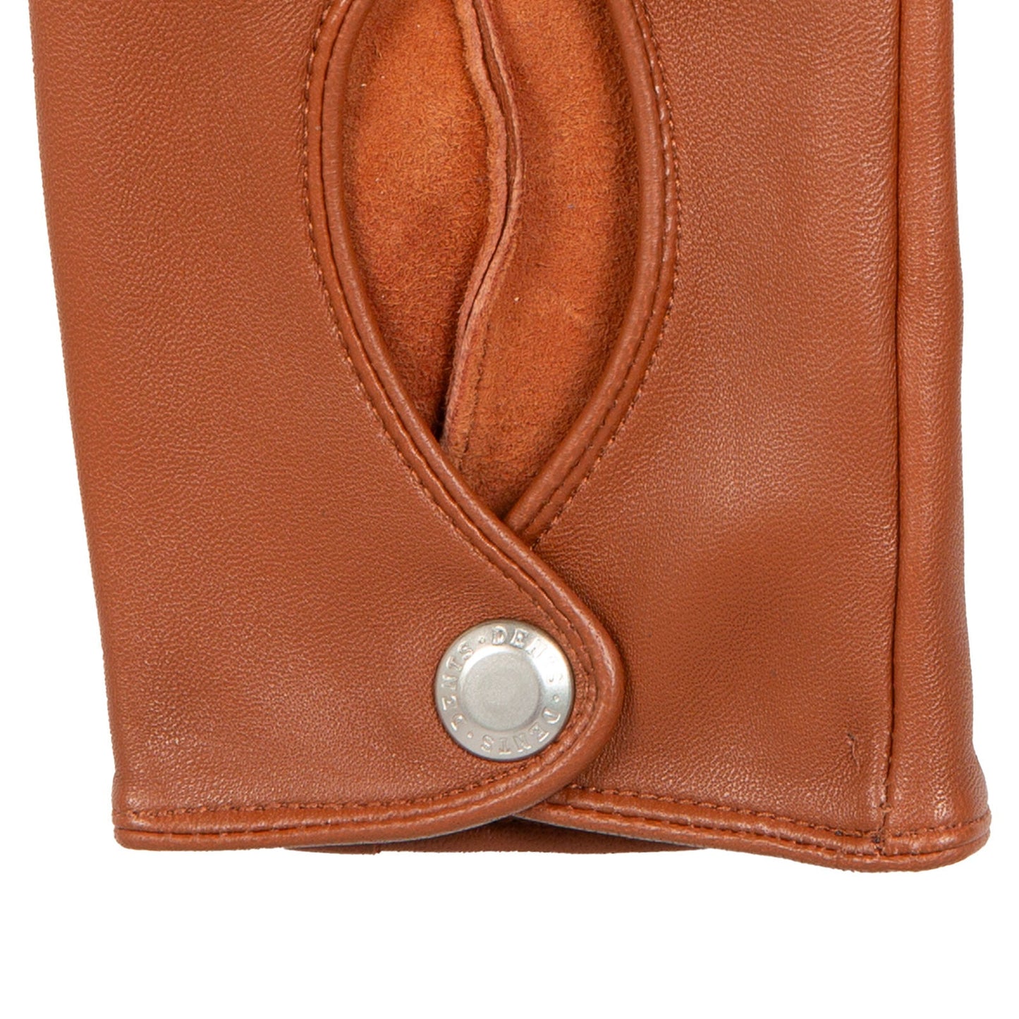 Dents Womens Leather Driving Gloves in Cognac