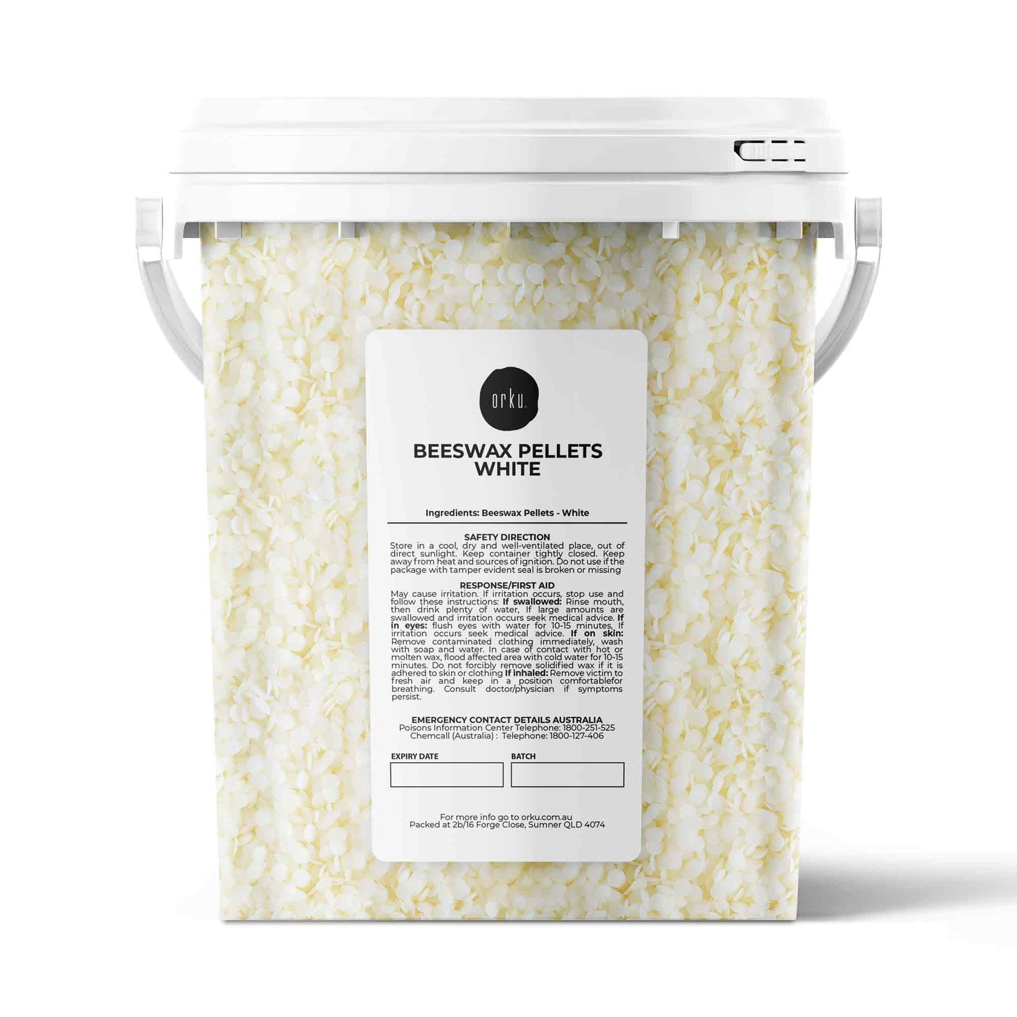 700g Natural Beeswax Pellets White Tub Pharmaceutical Cosmetic Candle Bees Wax-0