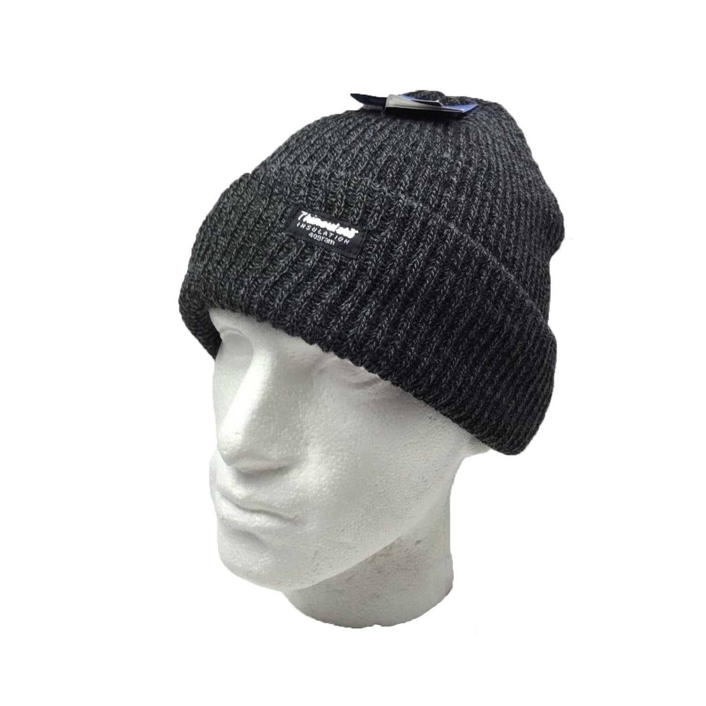3M Thinsulate Beanie Hat Warm Winter Cap Pull On Thermal Snow - Charcoal-2