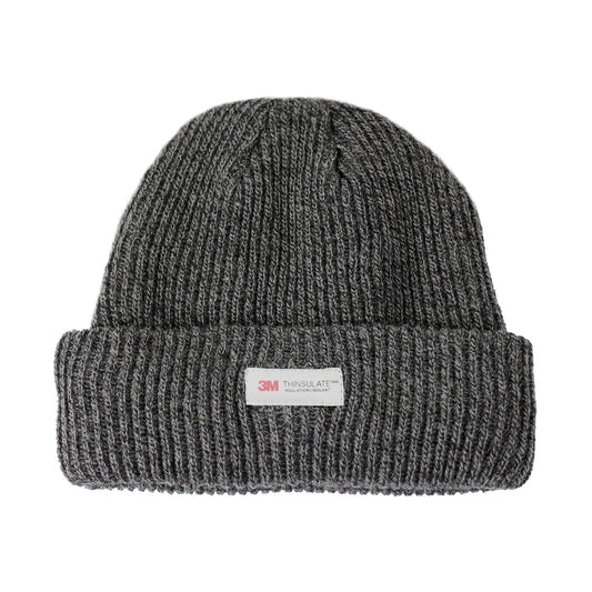 3M Thinsulate Beanie Hat Warm Winter Cap Pull On Thermal Snow - Charcoal-0